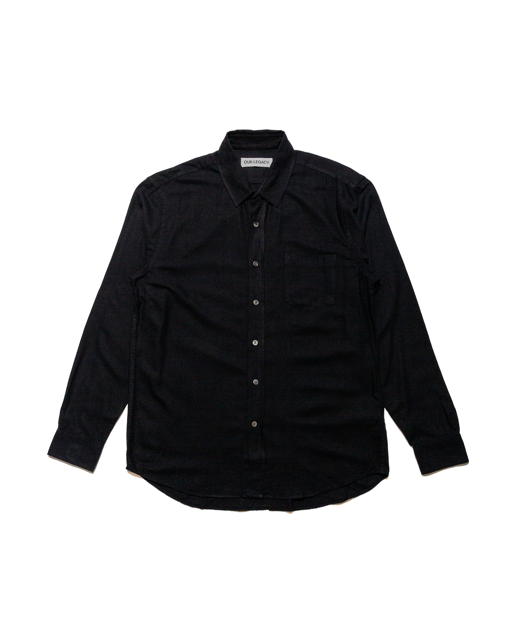 Our Legacy Classic Shirt Black Silk