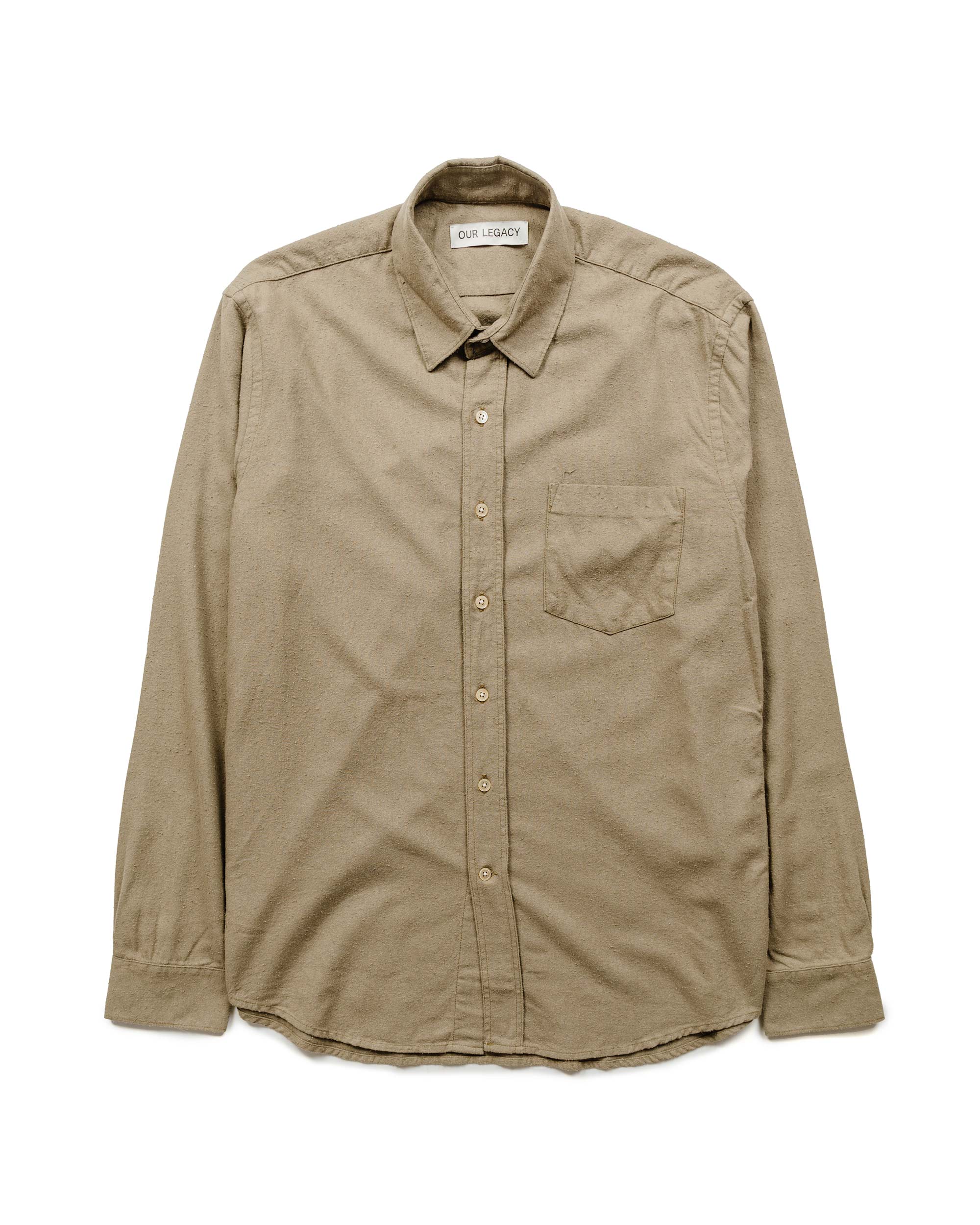 Our Legacy Classic Shirt Peafowl Silk Noil