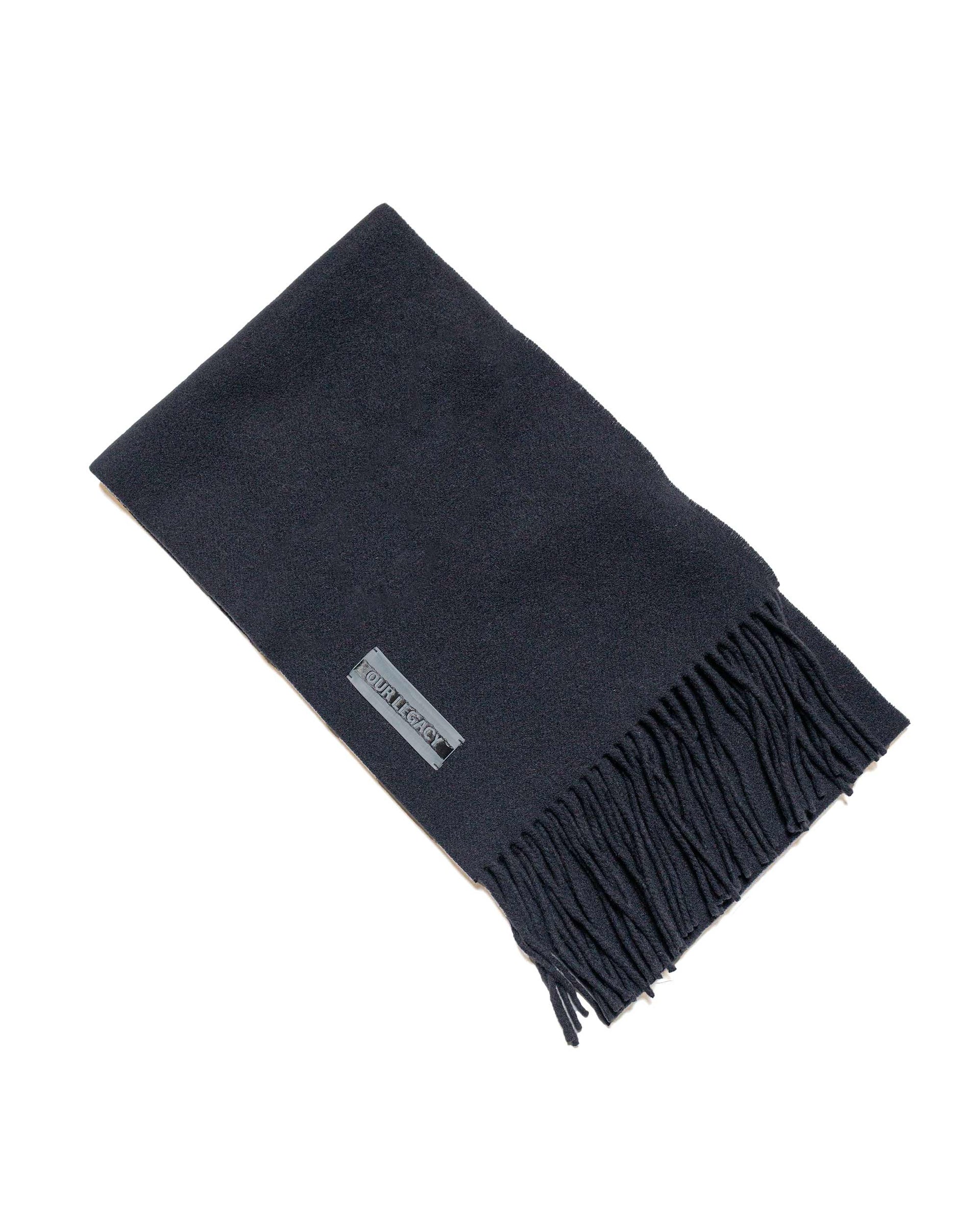 OUR LEGACY ESTATE SCARF Black 緩かっ Fuzzy 売買されたオークション 