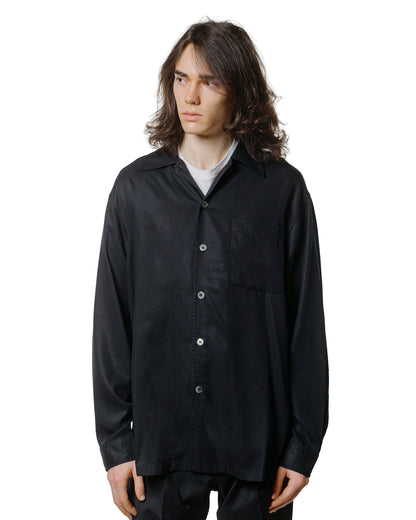 Our Legacy Every Shirt Draping Black Lyocell