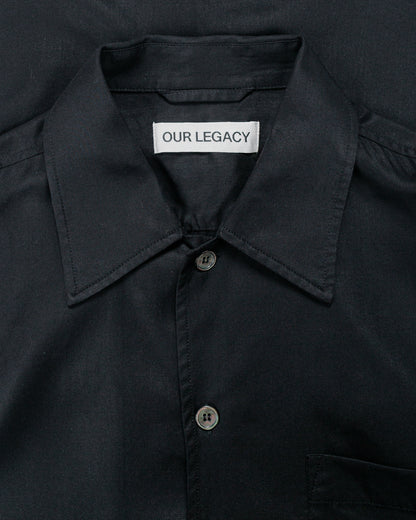 Our Legacy Every Shirt Draping Black Lyocell