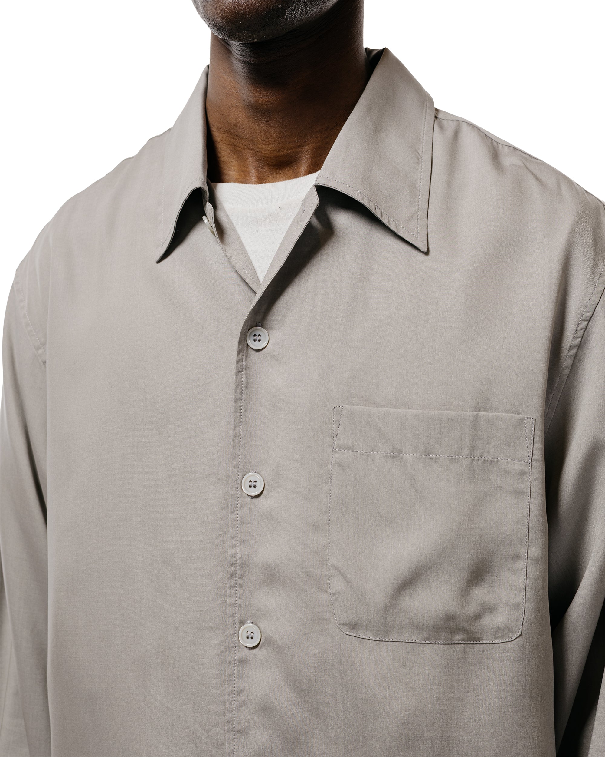 Our Legacy Every Shirt Willow Grey Softflow Tencel