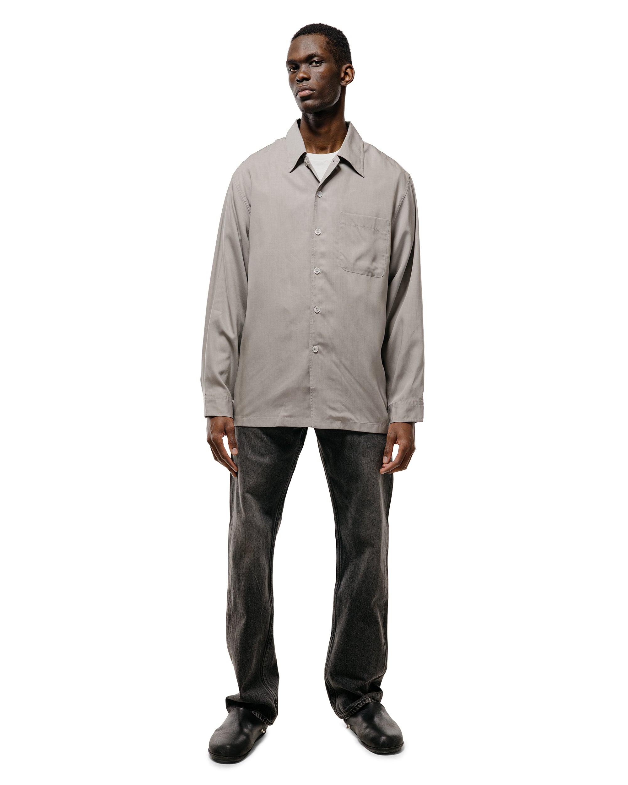 Our Legacy Every Shirt Willow Grey Softflow Tencel