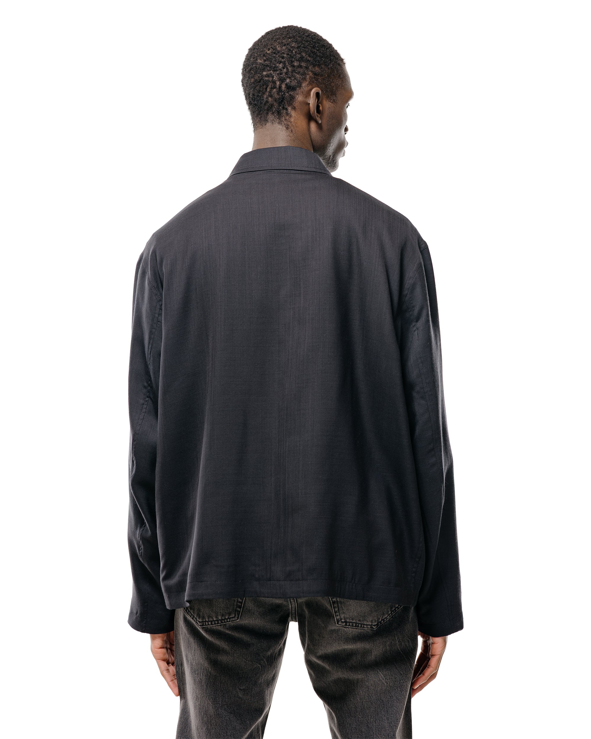 Our Legacy Evolved Jacket Eclipse Black Merino Voile