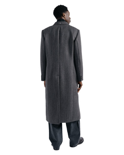 Our Legacy Extended Whale Coat Ledger Wool Broken Herringbone