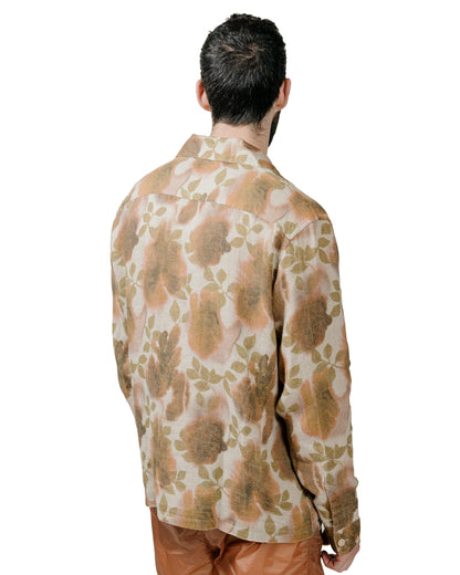 Our Legacy Heusen Shirt Minuo Flower Print model back