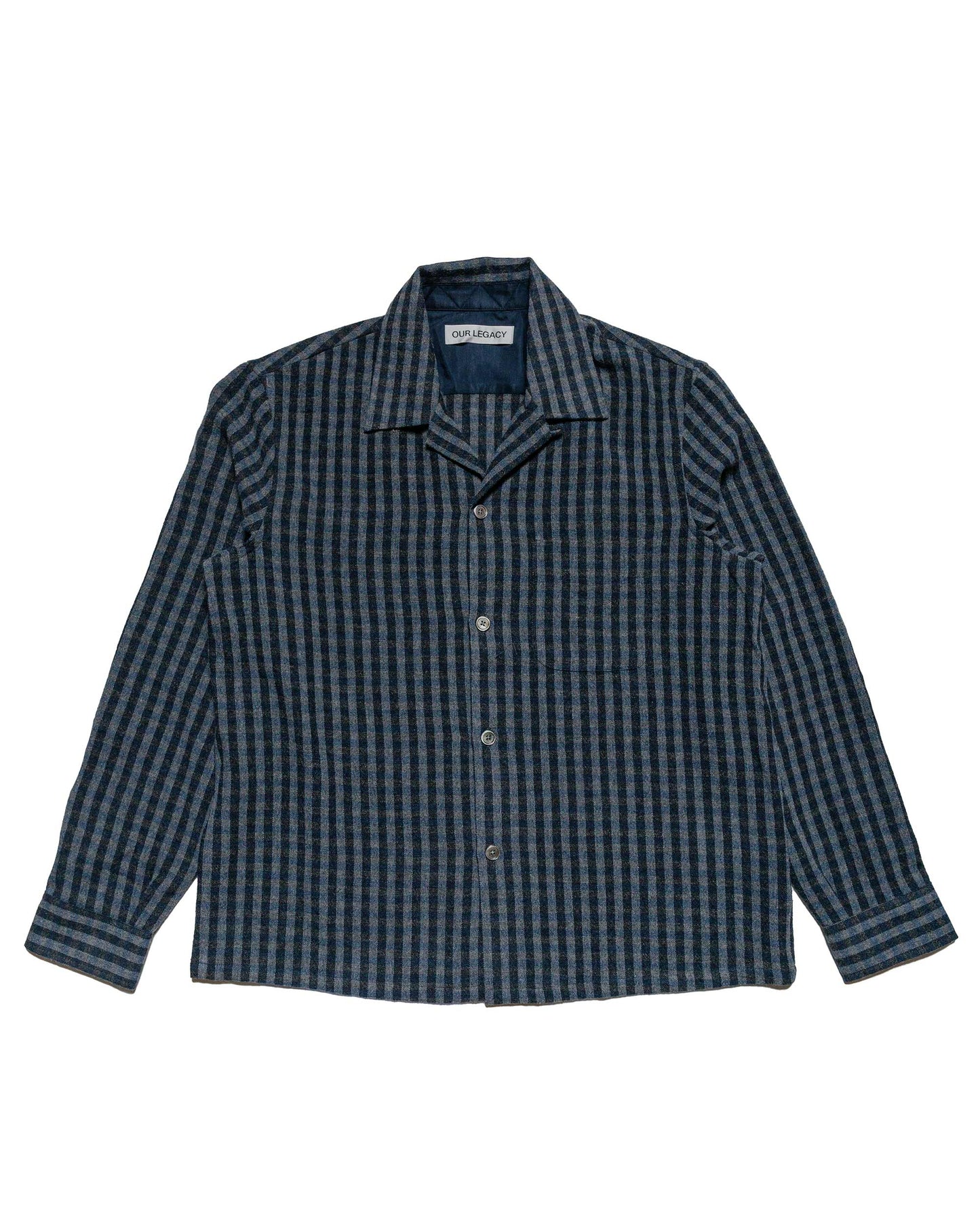 Our Legacy Heusen Shirt Principal Check Rural Wool