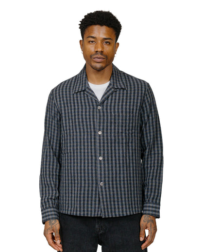 Our Legacy Heusen Shirt Principal Check Rural Wool model front