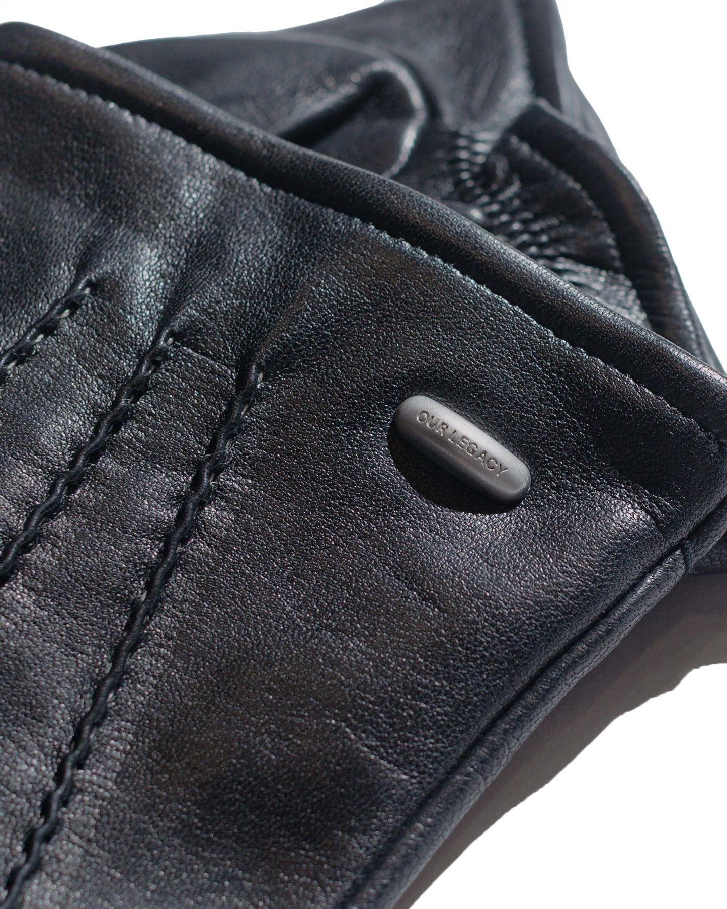 Our Legacy His Gloves Black Leather