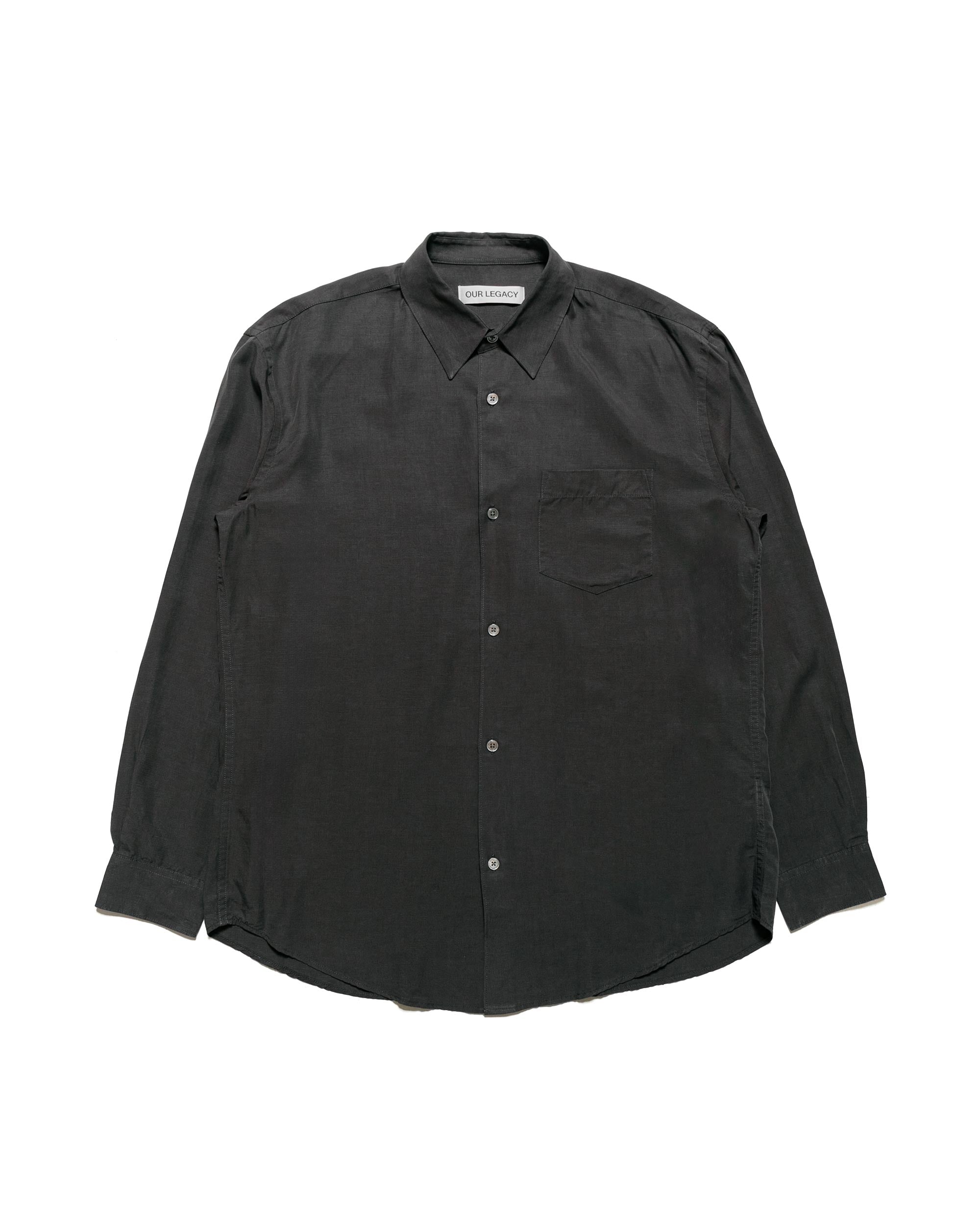 Our Legacy Initial Shirt Ash Grey Liquid Lyocell