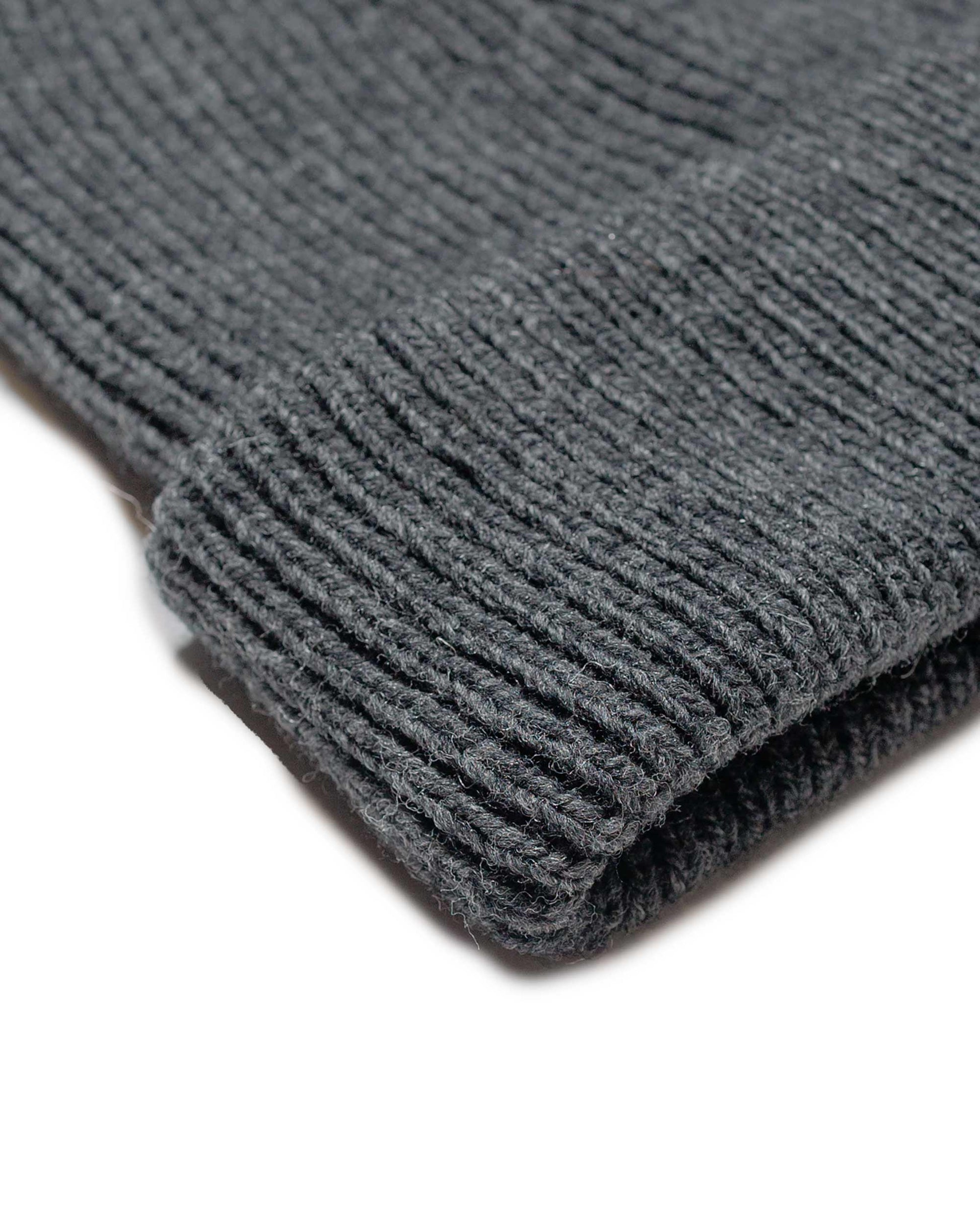 Our Legacy Knit Hat Ash Melange Stately Wool fabric