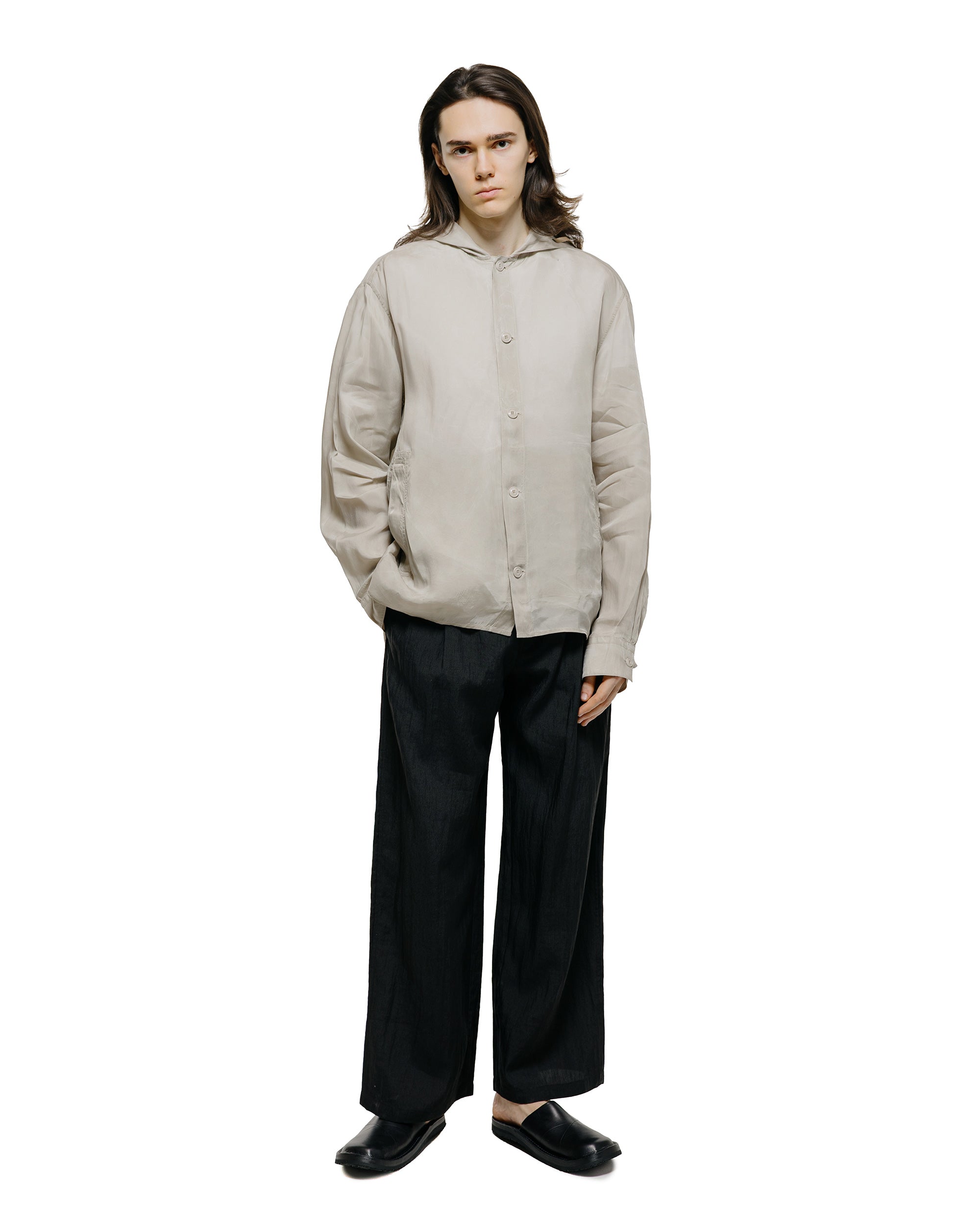 Our Legacy Leisure Trouser Soot Black Techflax