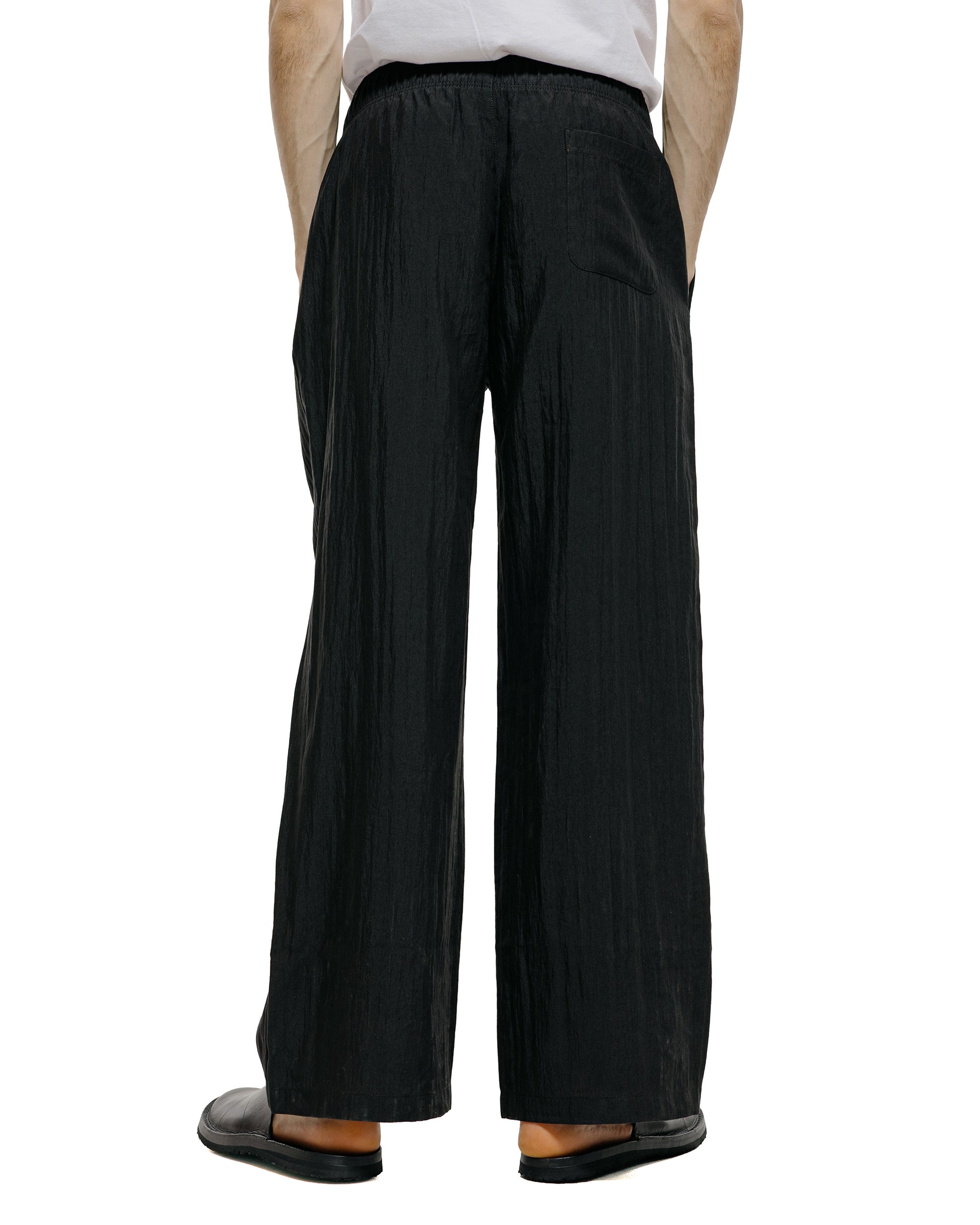 Our Legacy Leisure Trouser Soot Black Techflax