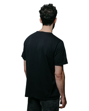 Our Legacy New Box T-Shirt Black Clean Jersey model back