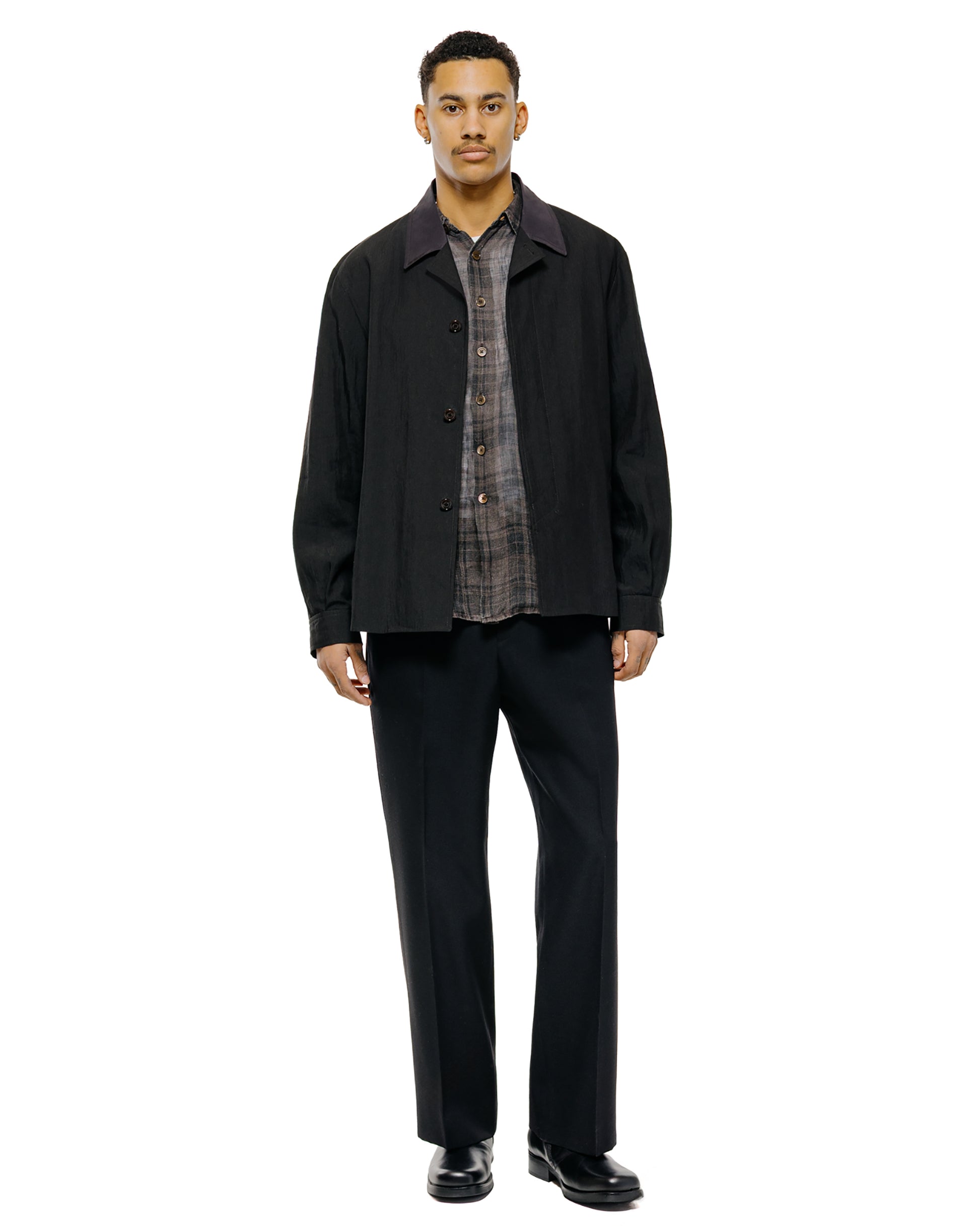 Our Legacy Pack Blazer Soot Black Techflax