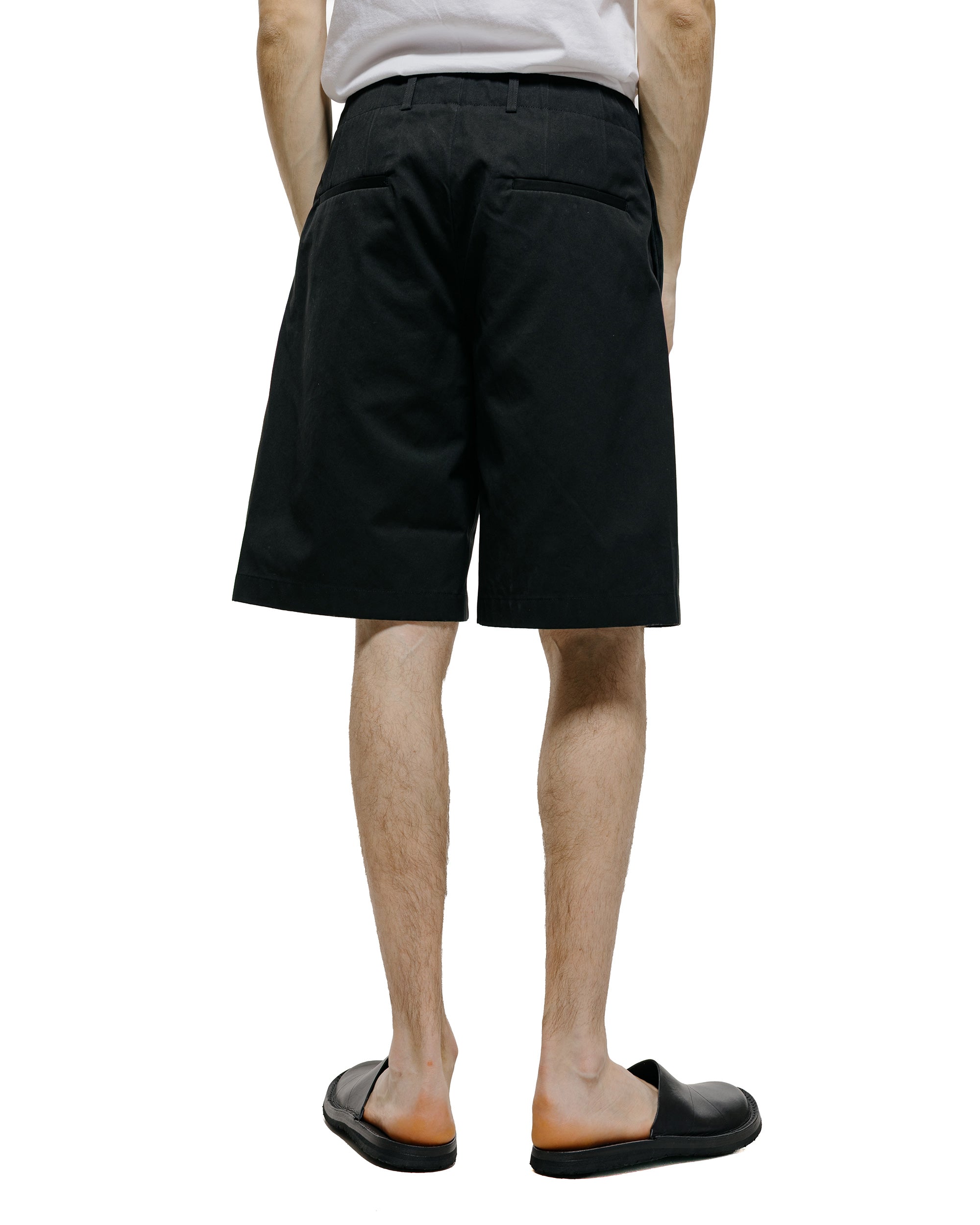 Our Legacy Ponte Shorts Studio Black Micro Canvas