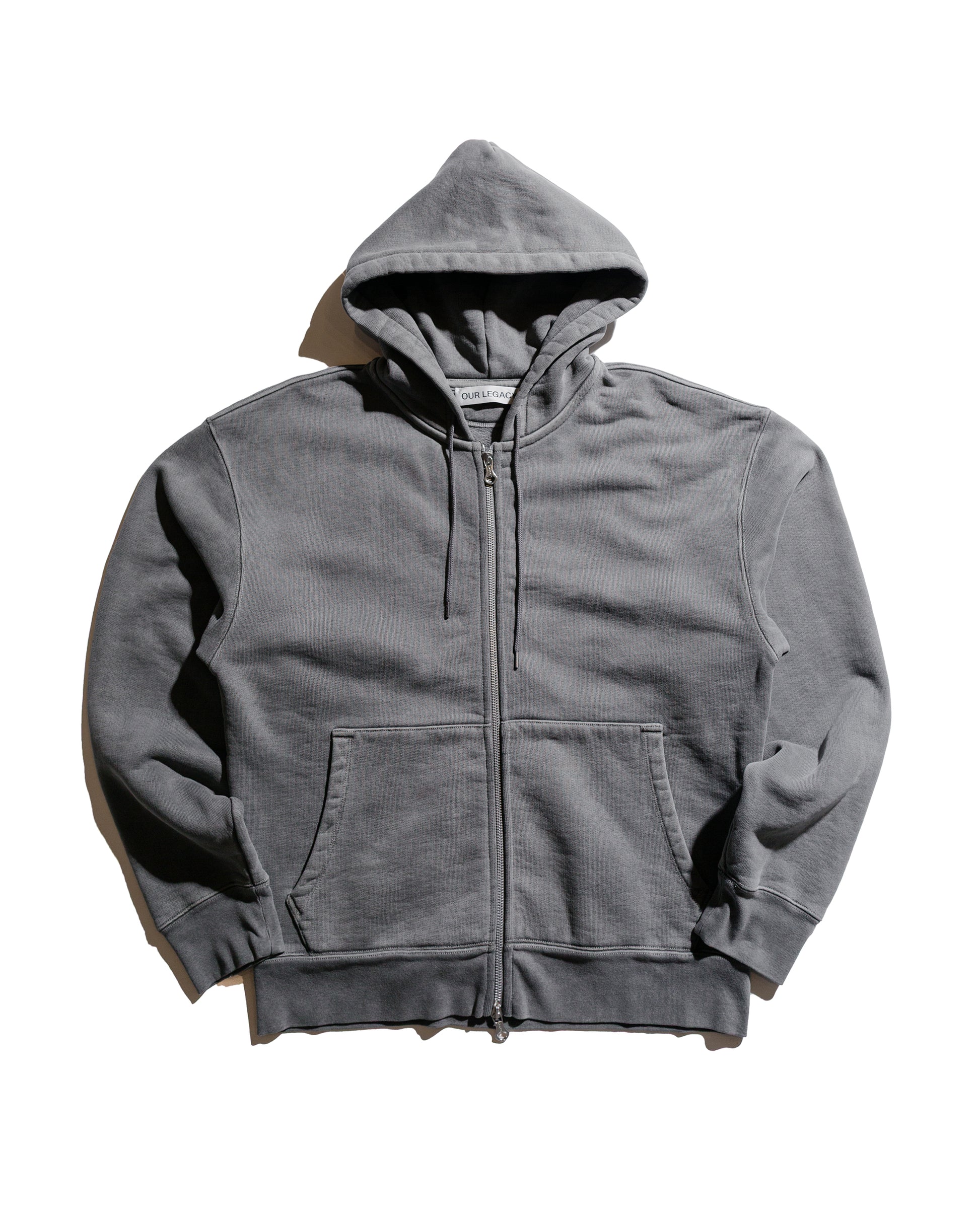 Our Legacy Rascal Hood Worn Black Hefty Fleece