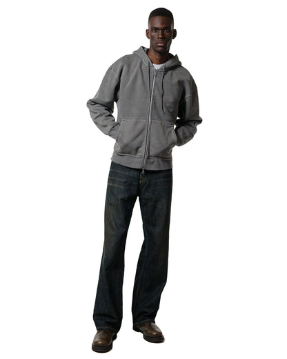 Our Legacy Rascal Hood Worn Black Hefty Fleece