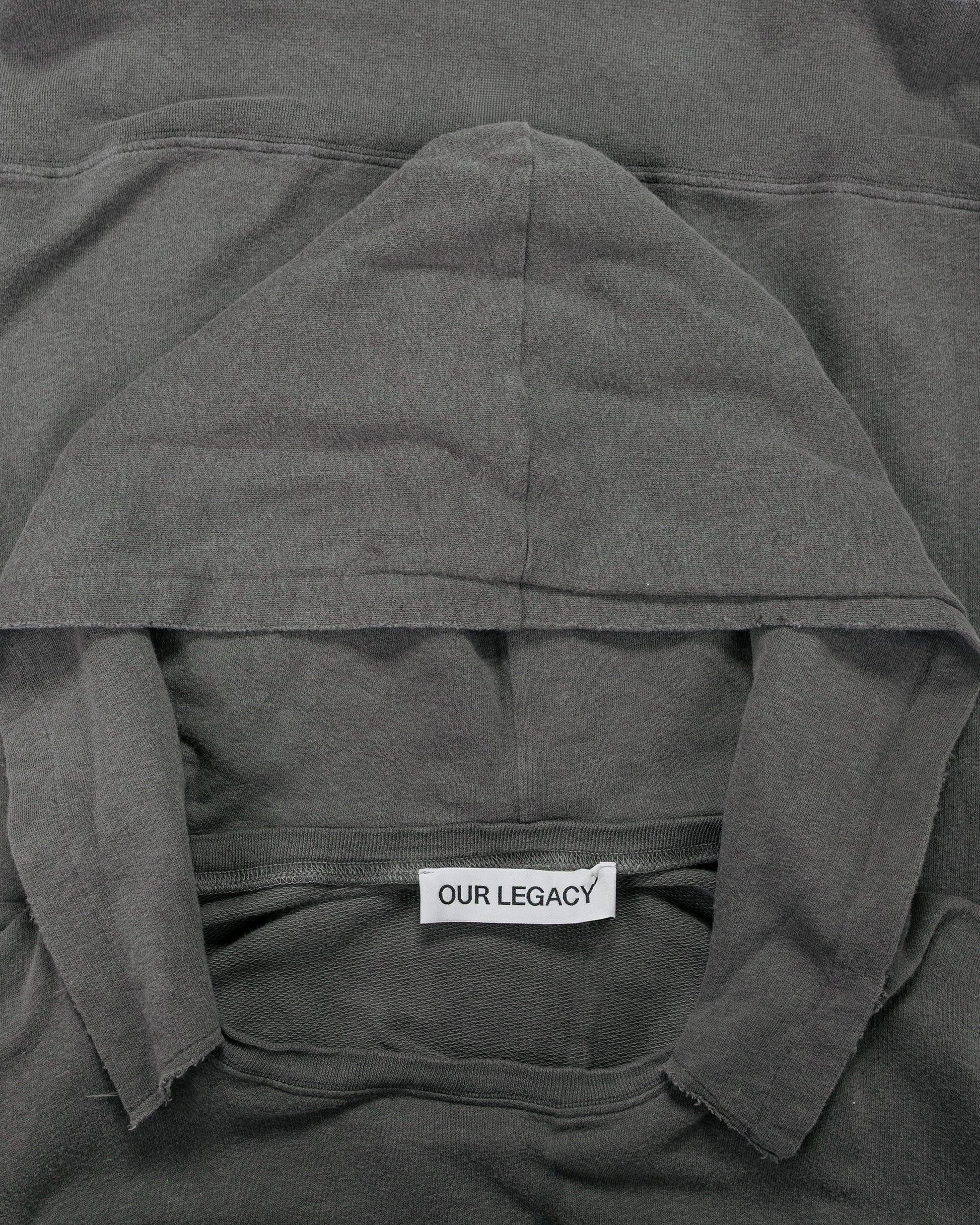 Our Legacy Relic Hoodie Washed Black Rogue Loopback