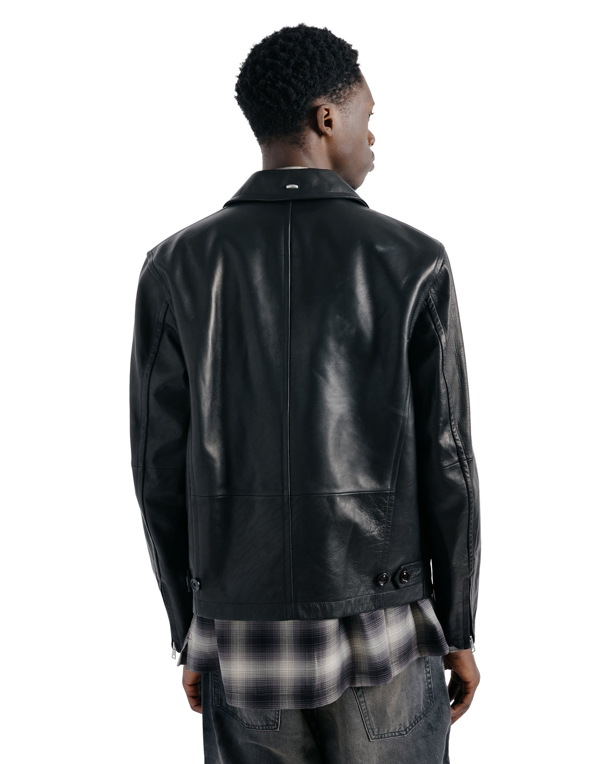 Our Legacy Rework Jacket Void Black Natural Horsehide