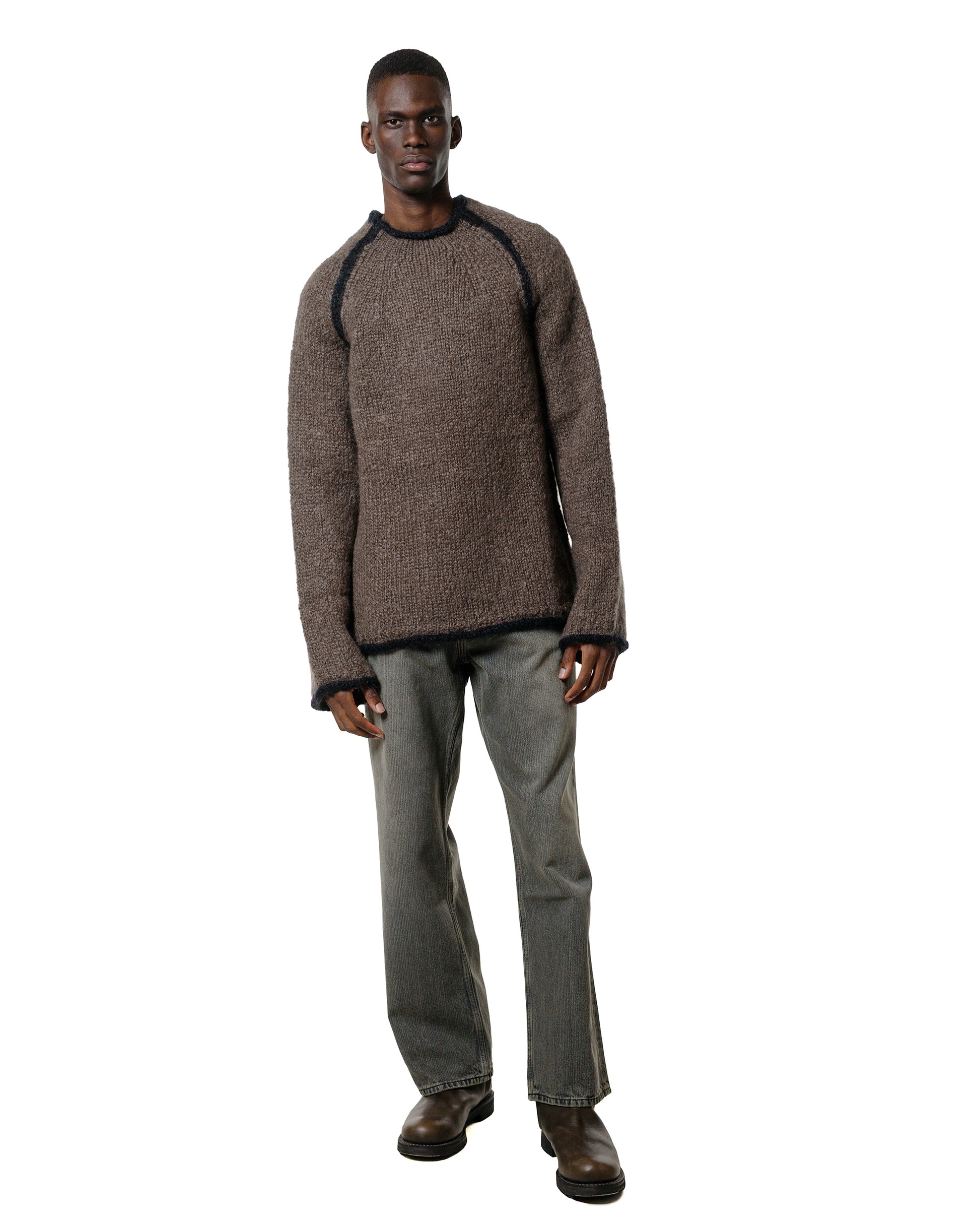 Our Legacy Rider Roundneck Steel Mohair