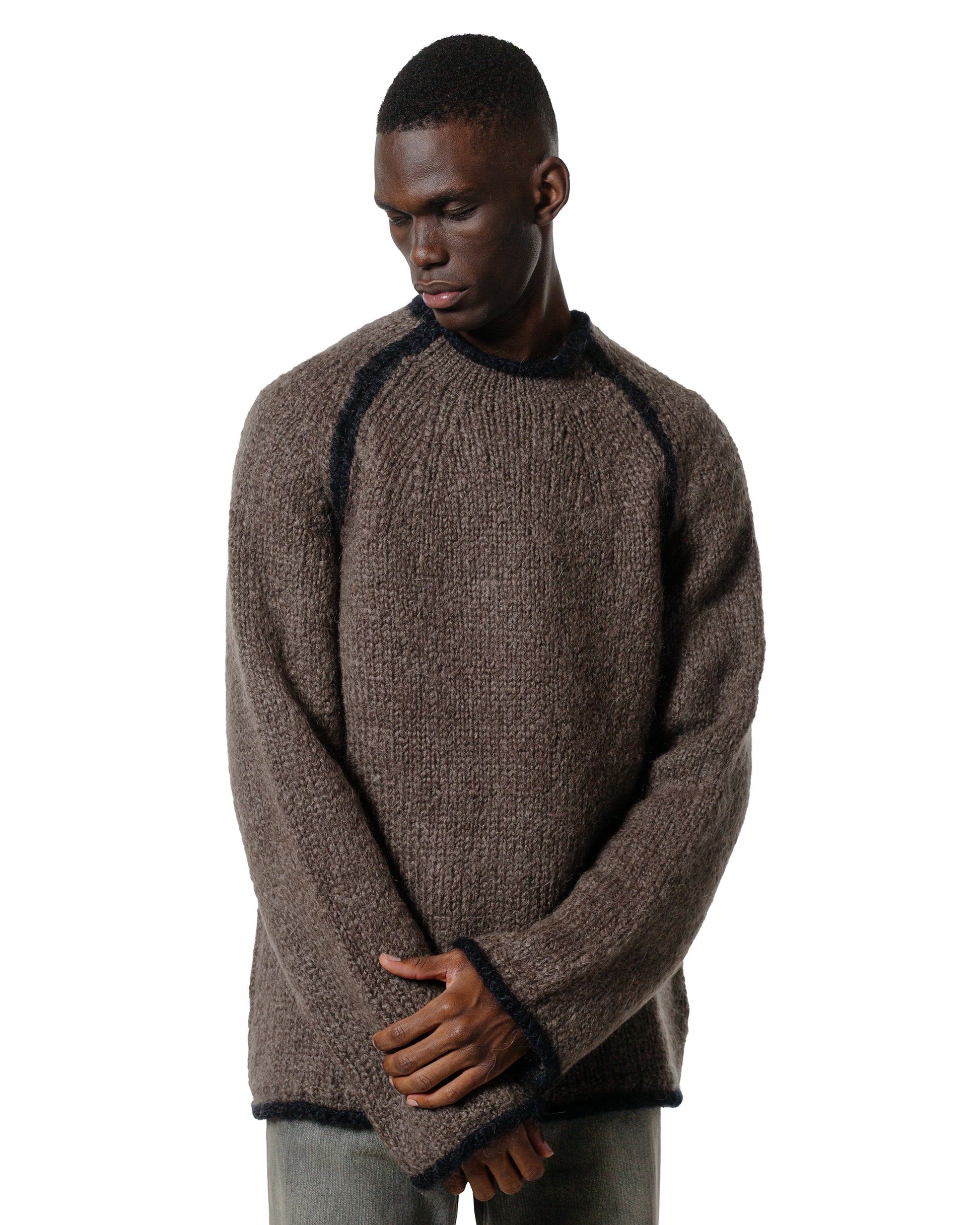 Our Legacy Rider Roundneck Steel Mohair