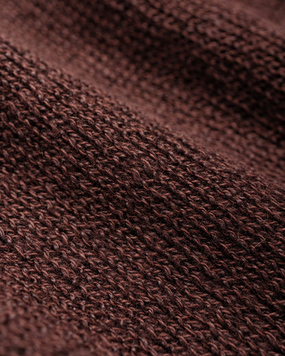 Our Legacy Rue V-Neck Cabernet Cyclone Linen