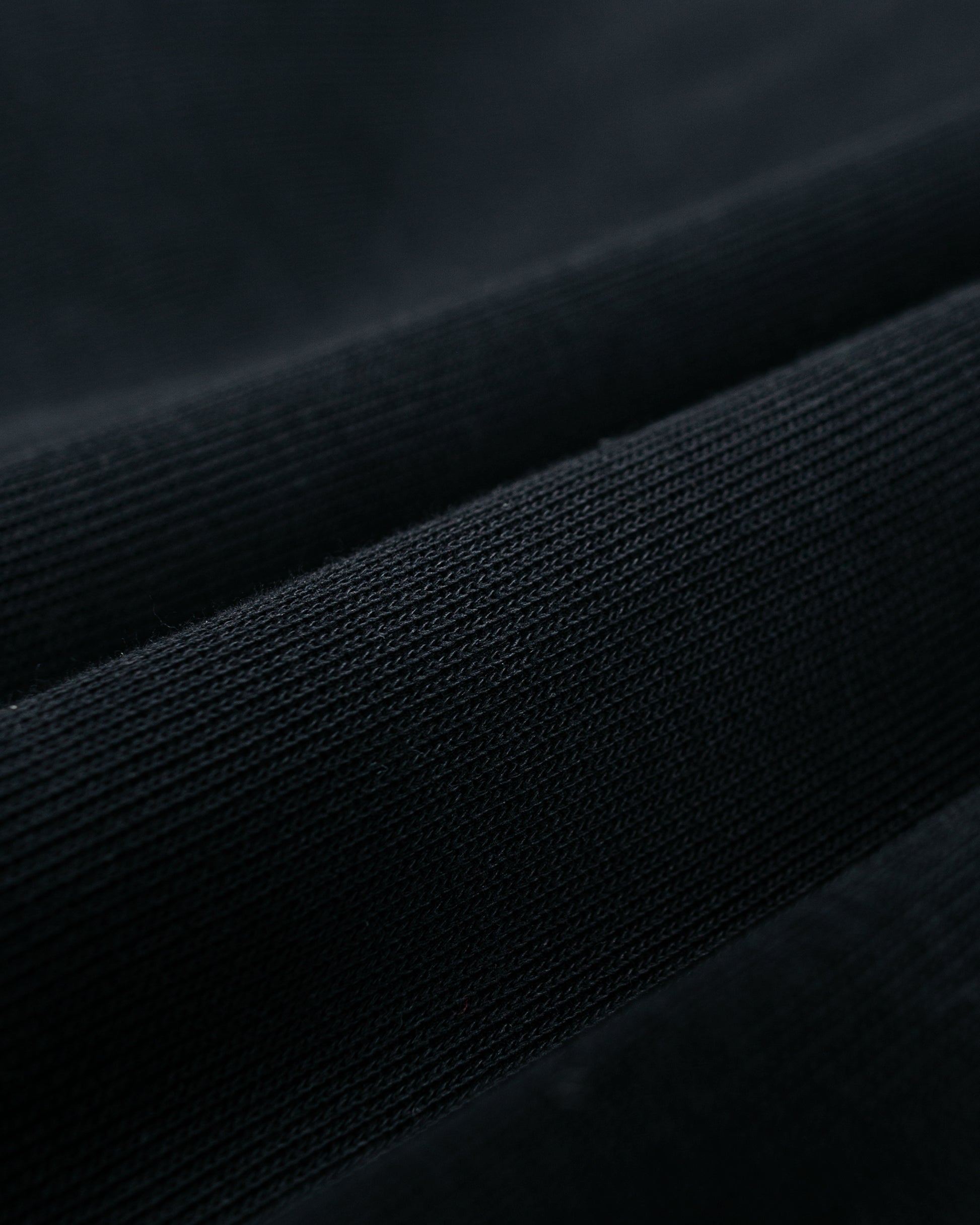 Our Legacy Shrunken Full Zip Black Athletic Rib