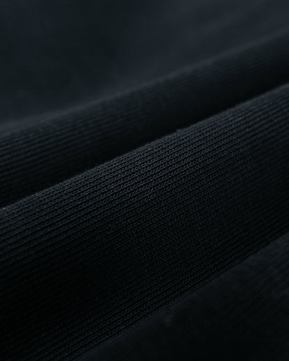 Our Legacy Shrunken Full Zip Black Athletic Rib