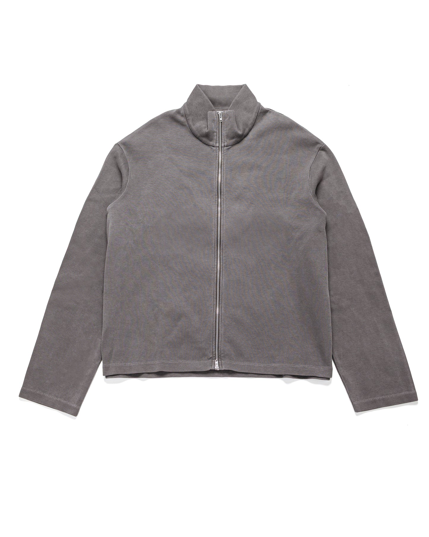 Our Legacy Shrunken Full Zip Worn Graphite Athletic Rib