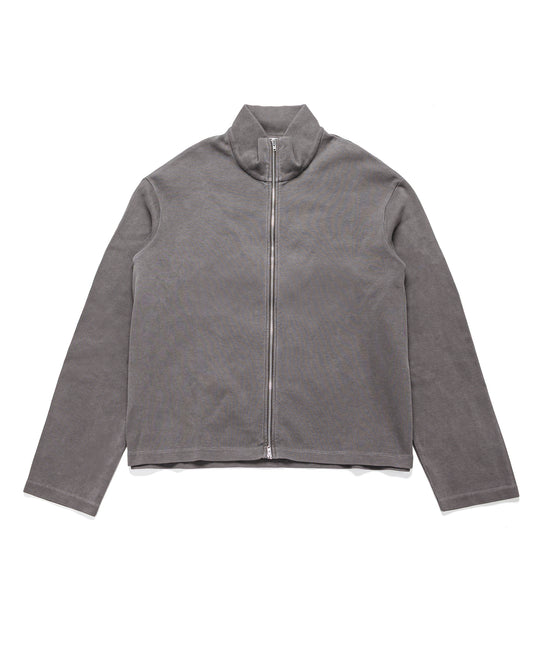 Our Legacy Shrunken Full Zip Worn Graphite Athletic Rib