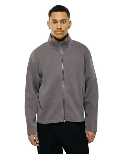 Our Legacy Shrunken Full Zip Worn Graphite Athletic Rib