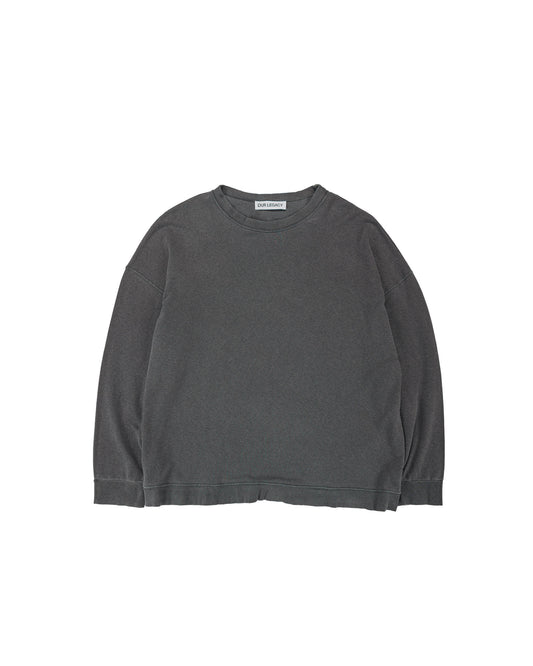 Our Legacy Slack Sweatshirt Washed Black Rogue Loopback