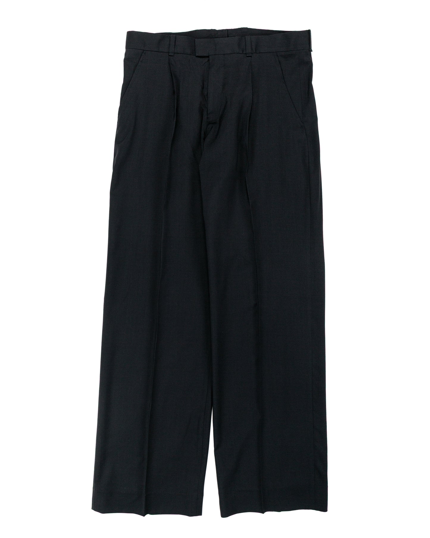 Our Legacy Slack Trouser Black Worsted Wool