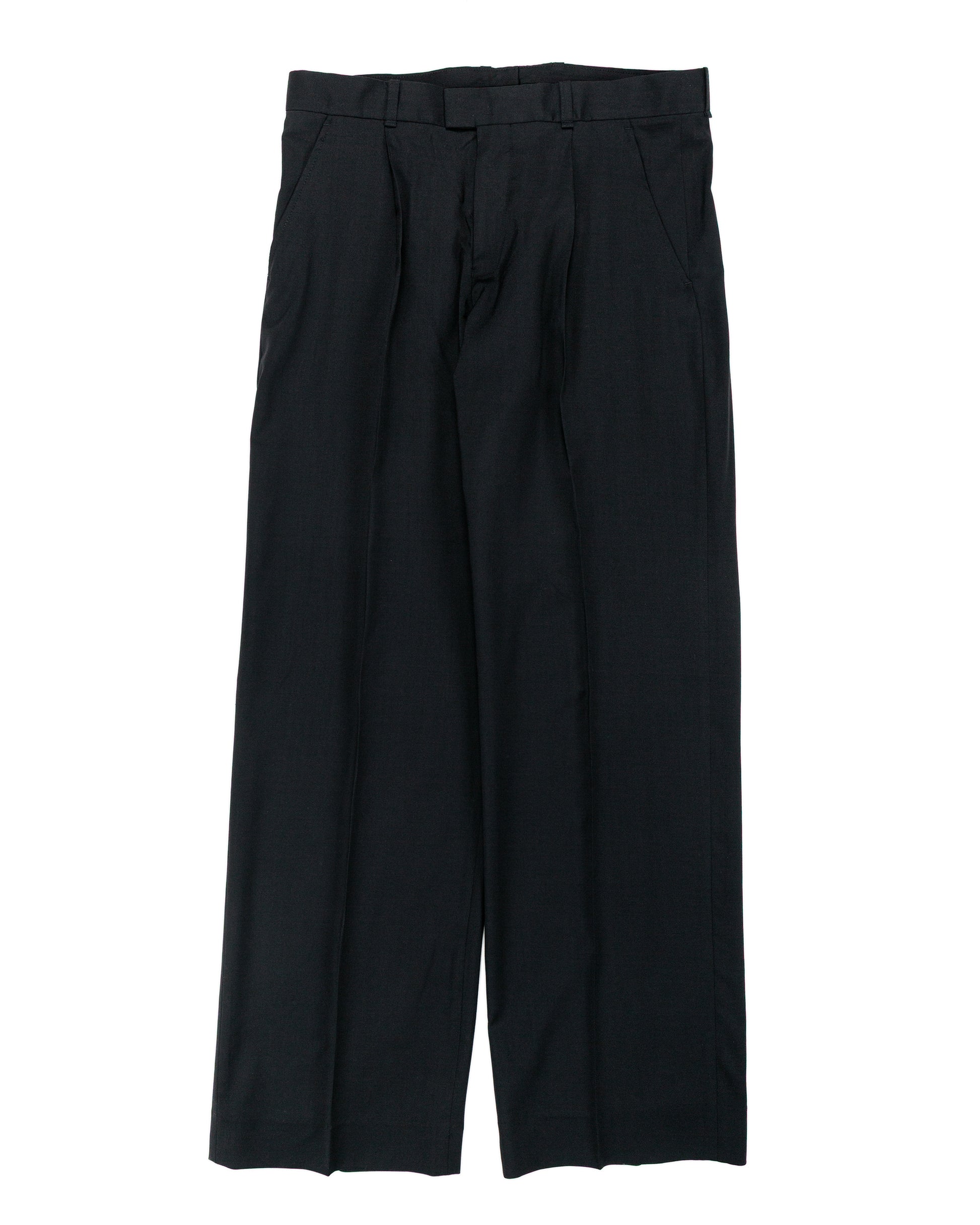 Our Legacy Slack Trouser Black Worsted Wool