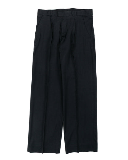 Our Legacy Slack Trouser Black Worsted Wool