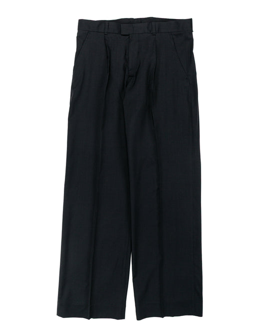 Our Legacy Slack Trouser Black Worsted Wool