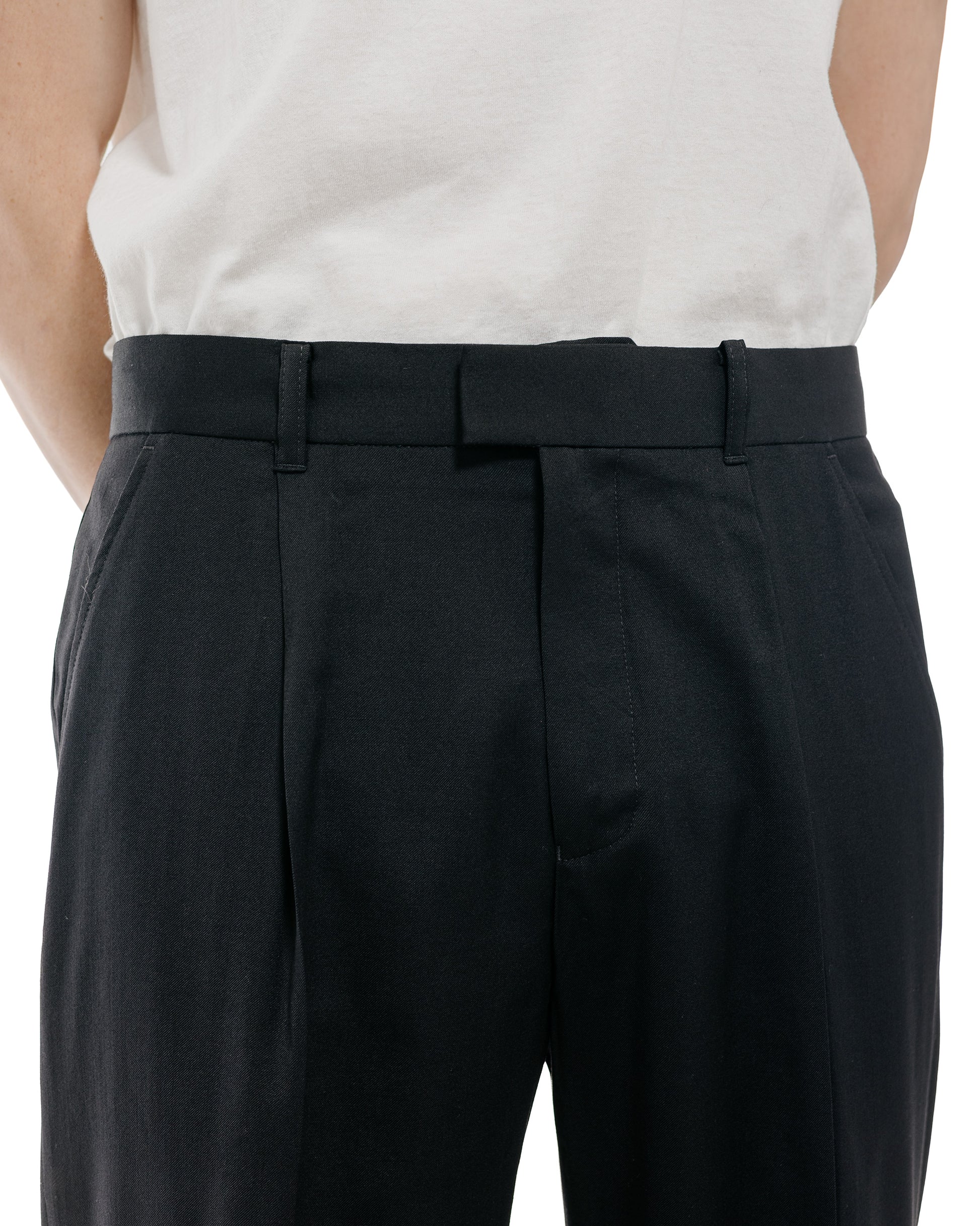 lost & found Our Legacy Our Legacy Slack Trouser Black Worsted Wool