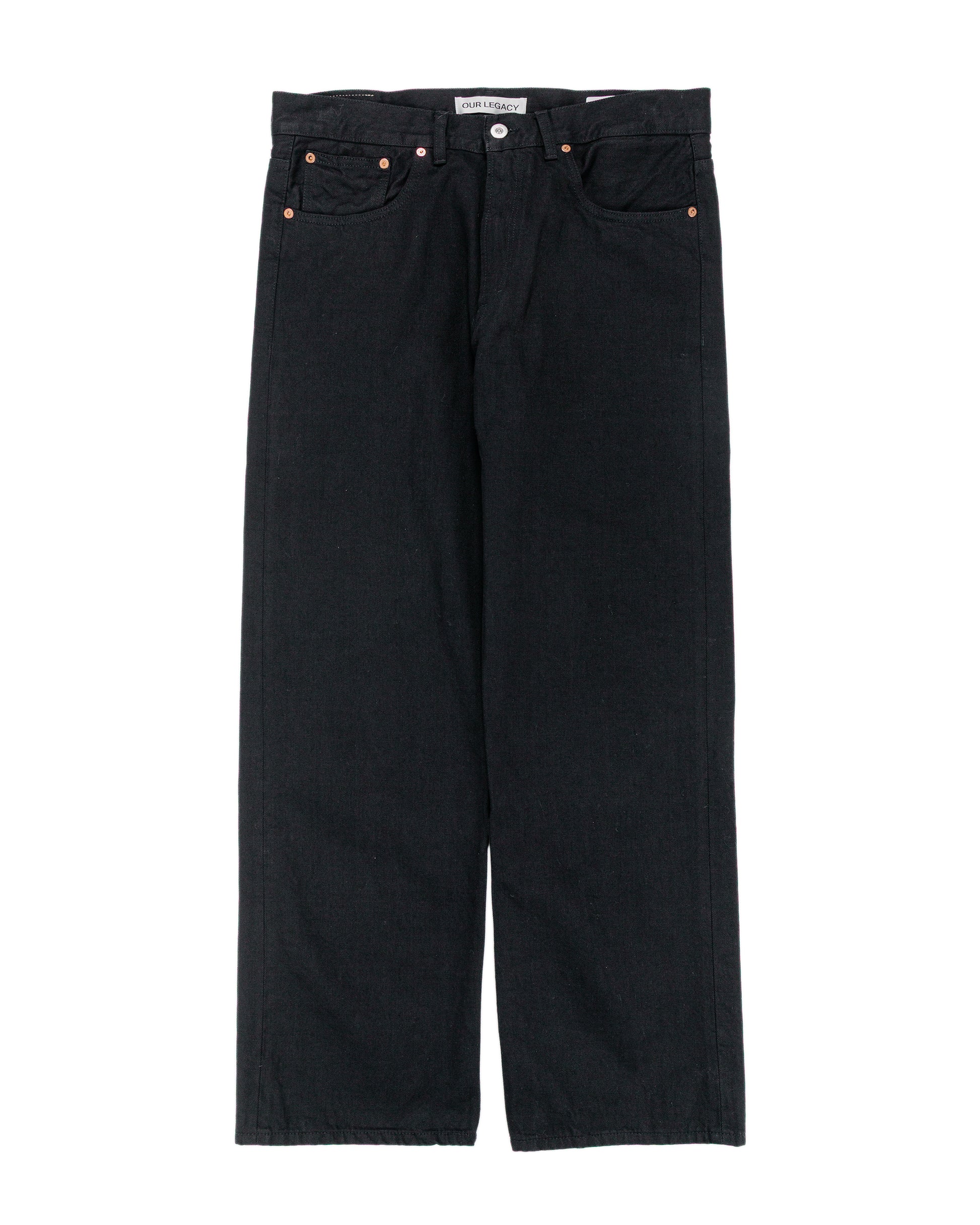 Our Legacy Third Cut Black Selvedge