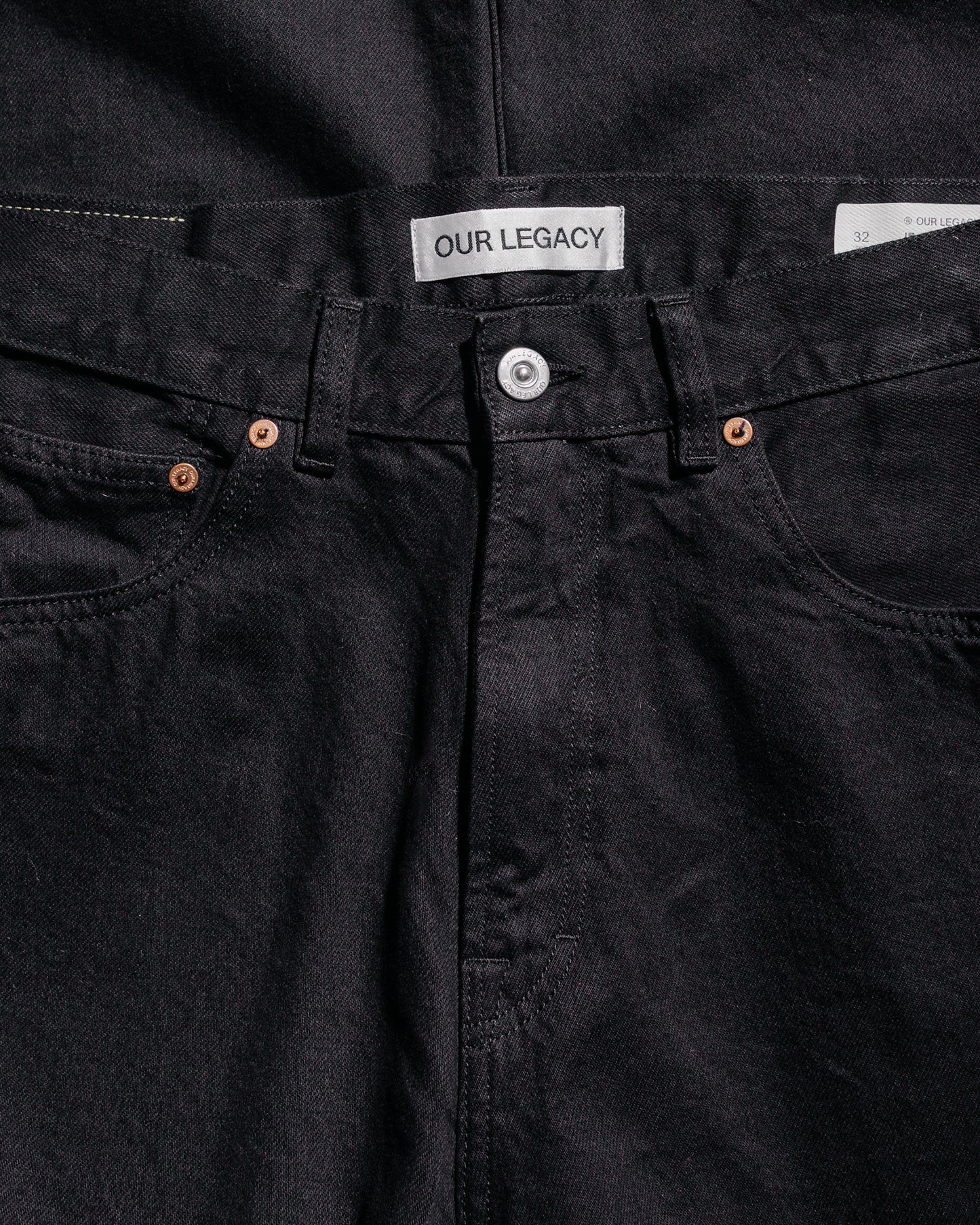 Our Legacy Third Cut Black Selvedge