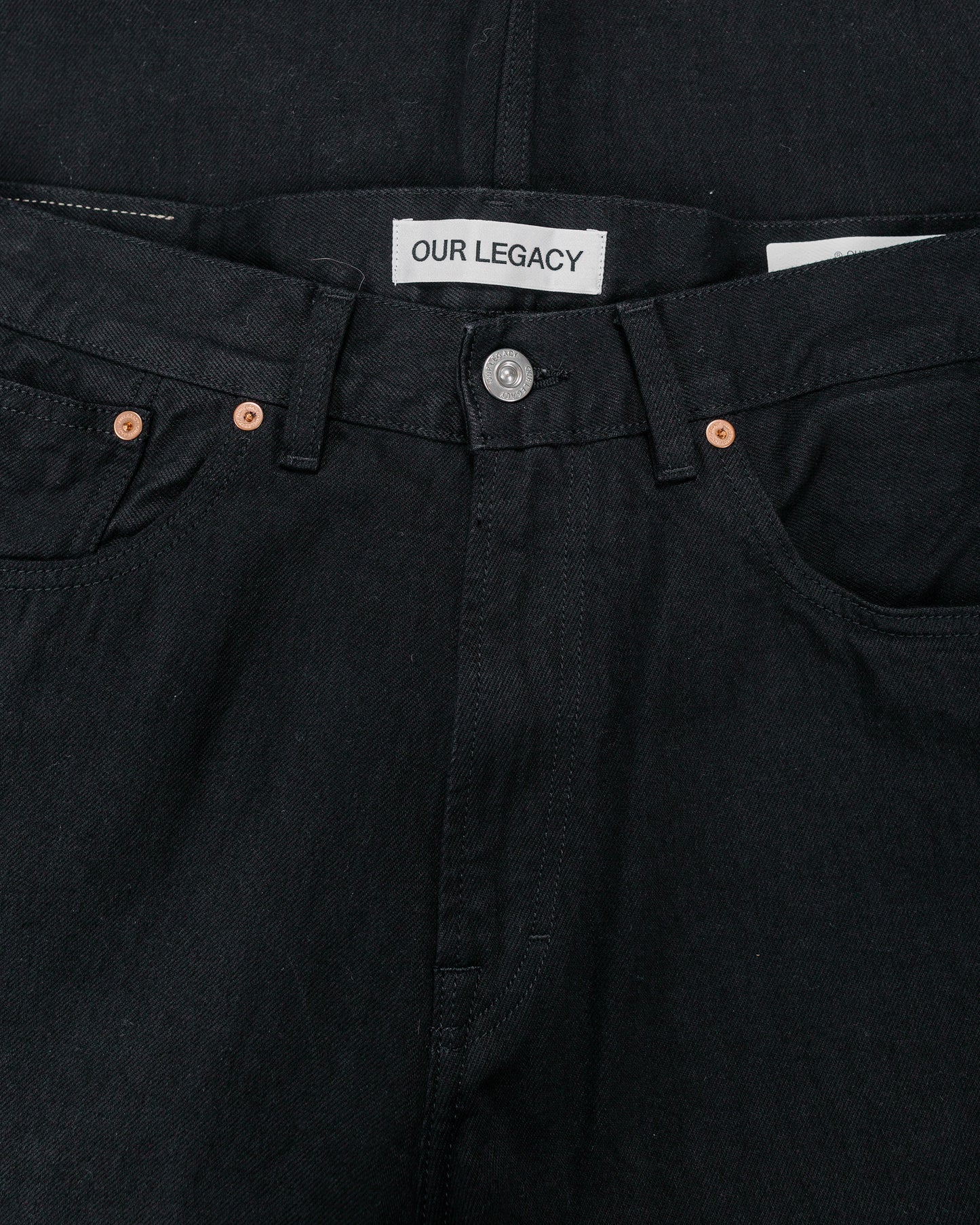 Our Legacy Third Cut Black Selvedge
