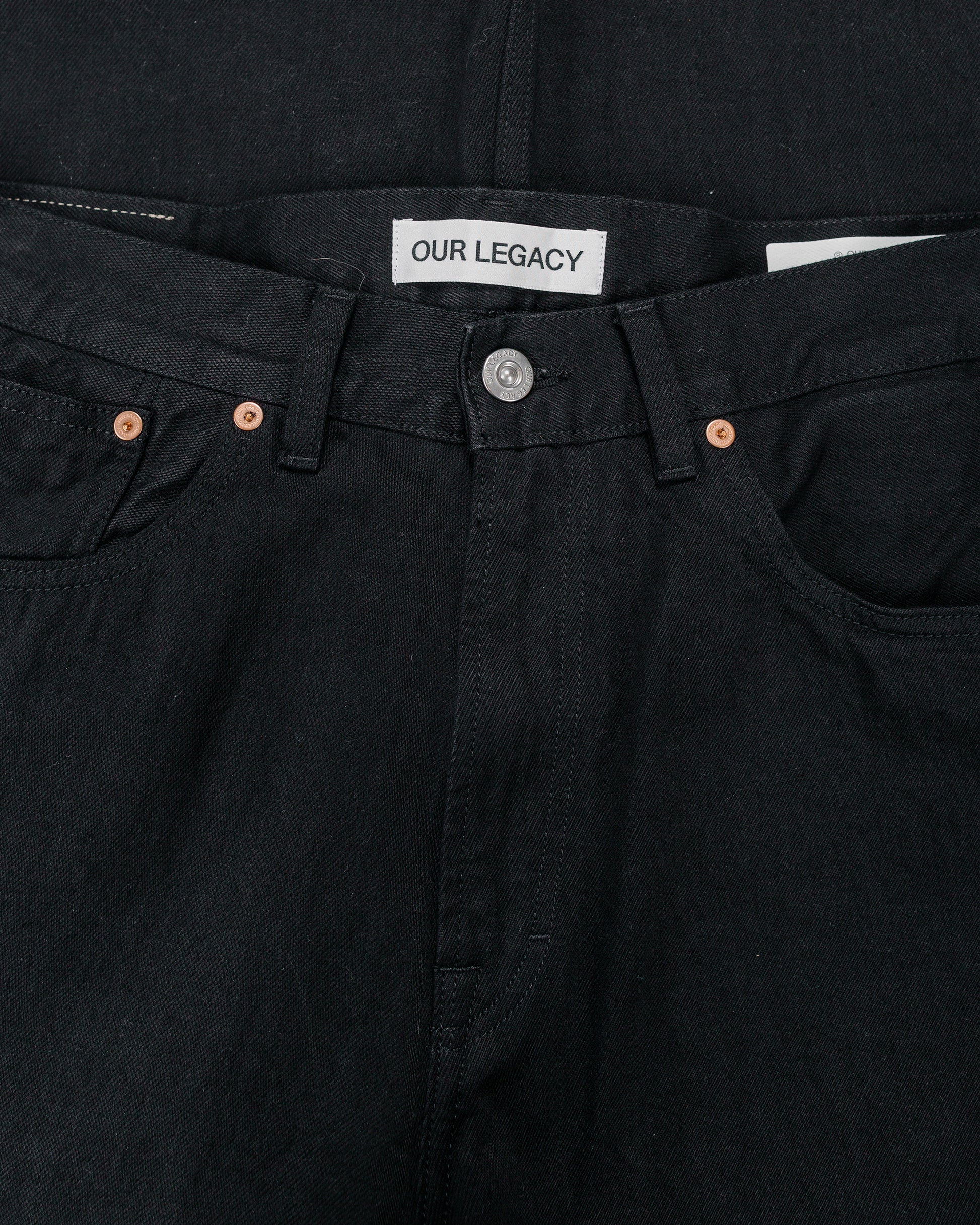 Our Legacy Third Cut Black Selvedge
