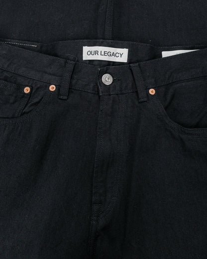 Our Legacy Third Cut Black Selvedge