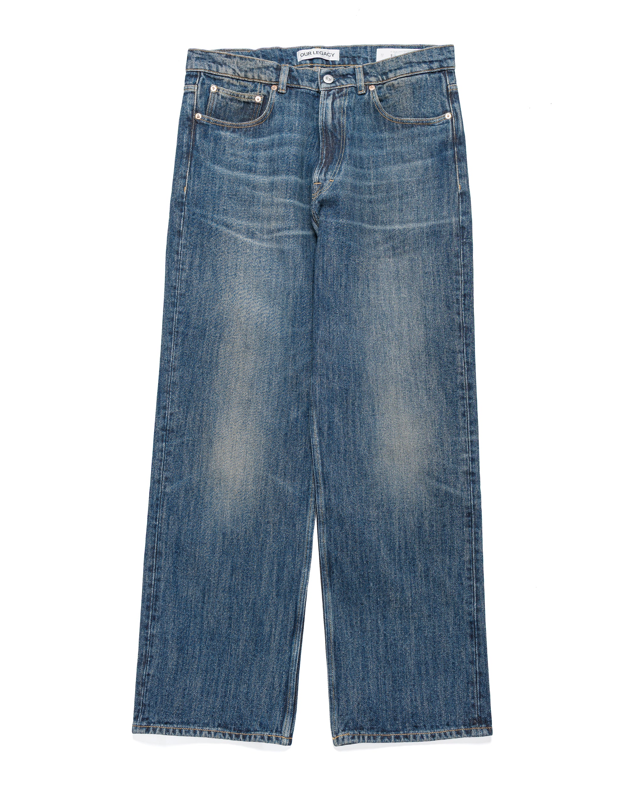 Our Legacy Third Cut Blue Tech Wash Denim