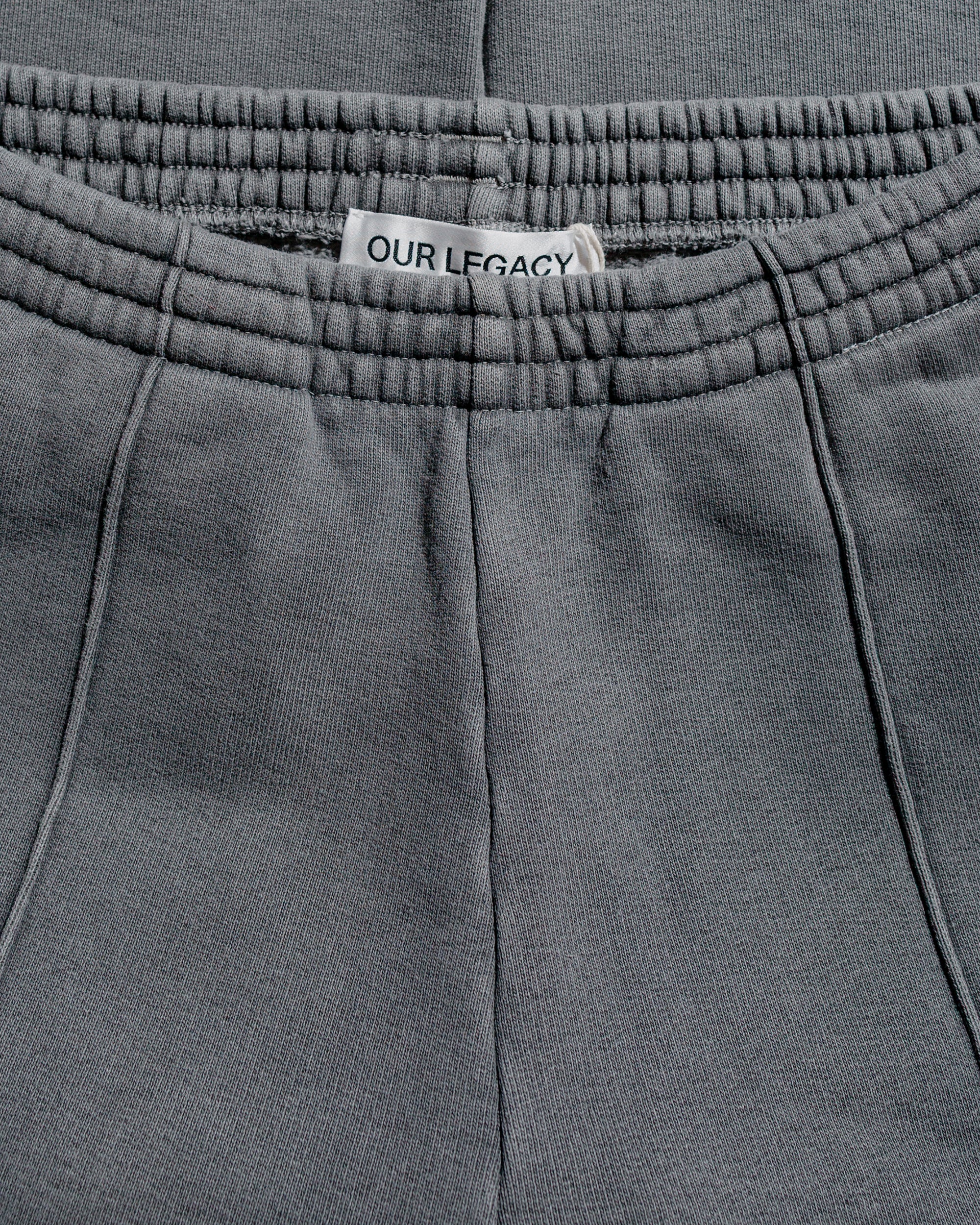 Our Legacy Track Pants Worn Black Hefty Fleece