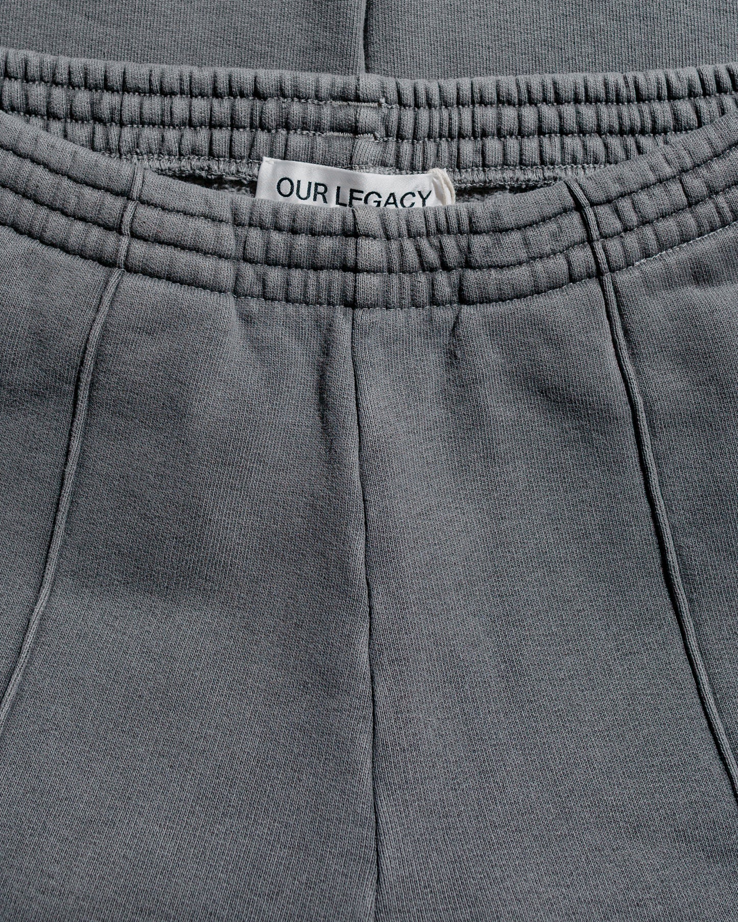 Our Legacy Track Pants Worn Black Hefty Fleece