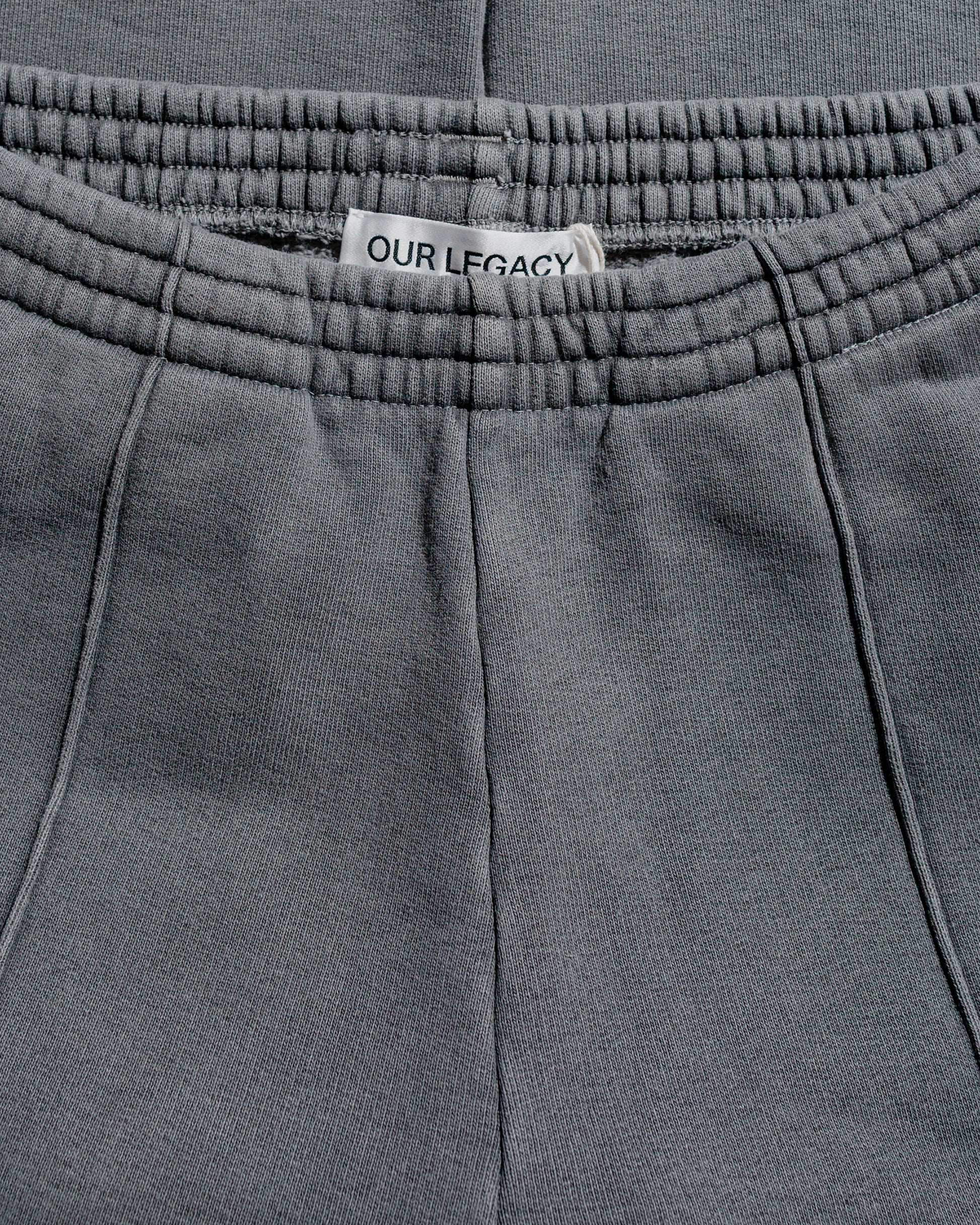 Our Legacy Track Pants Worn Black Hefty Fleece