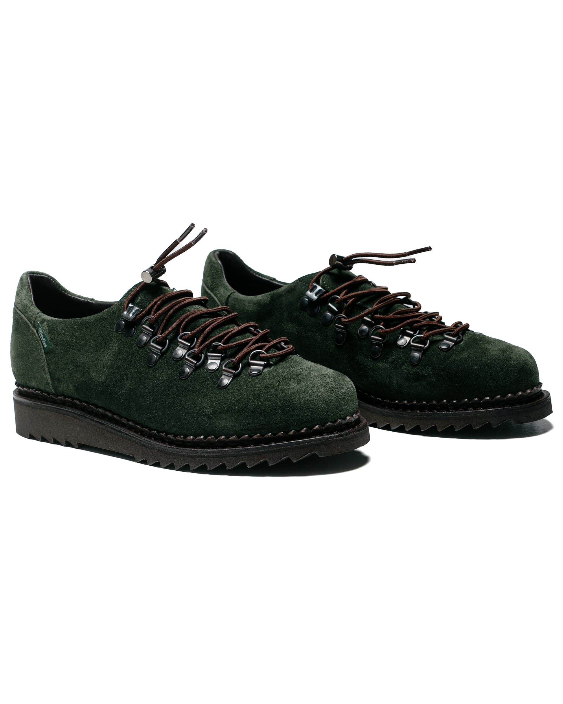 Paraboot x Engineered Garments Clusaz Velours Green Side