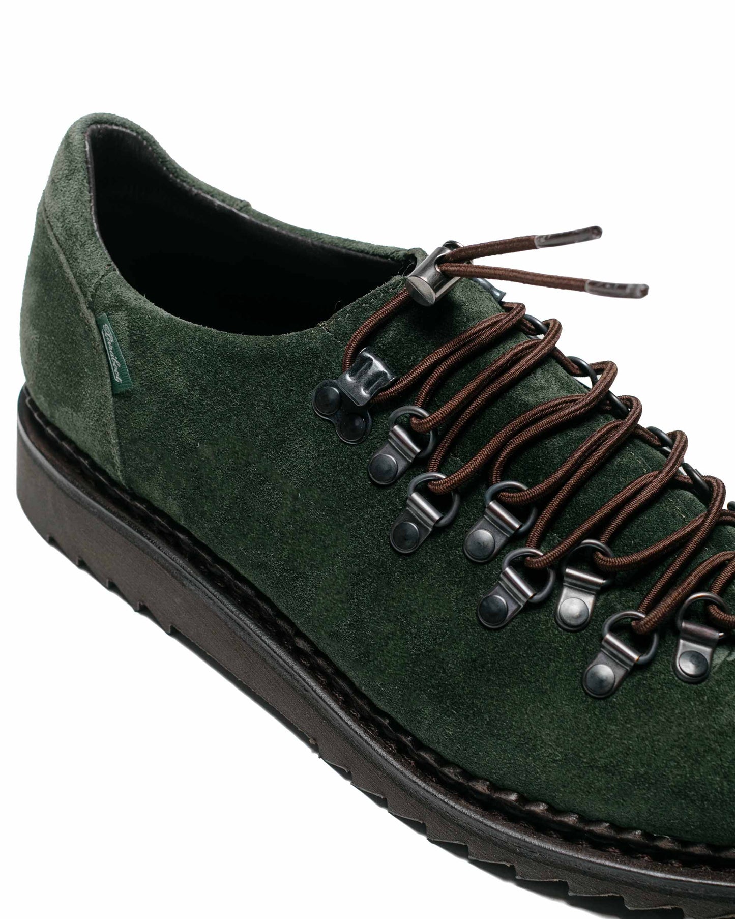 Paraboot x Engineered Garments Clusaz Velours Green Close