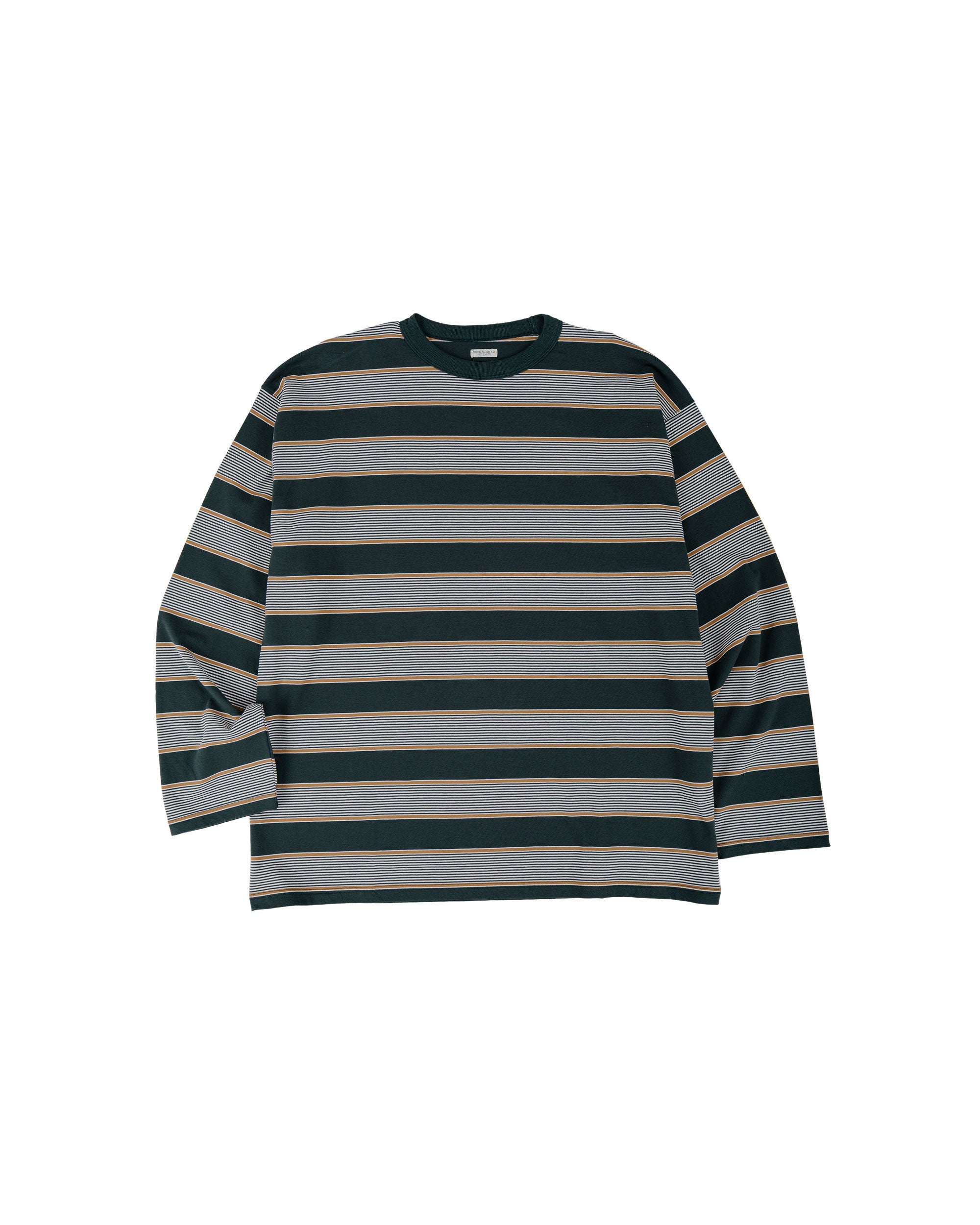 タグ付き PHIGVEL BORDER LS TOP FOREST x S Phigvel-Border-Long-Sleeve-Top